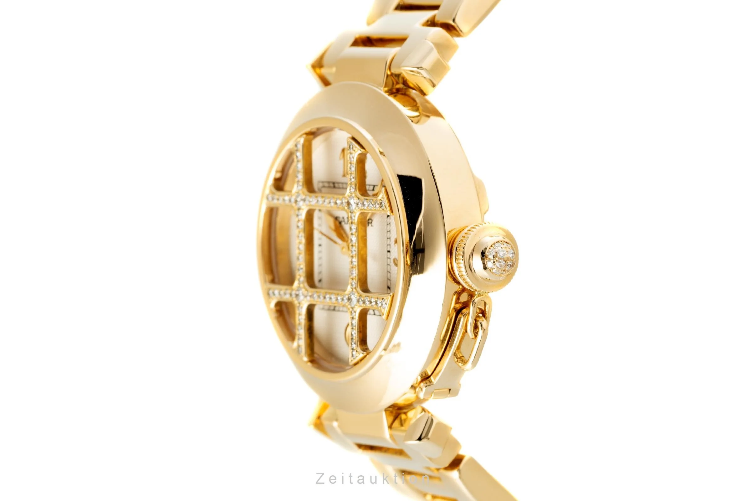 Cartier Pasha 18 ct gold automatic women's watch 2399  [2104282] - Image 6