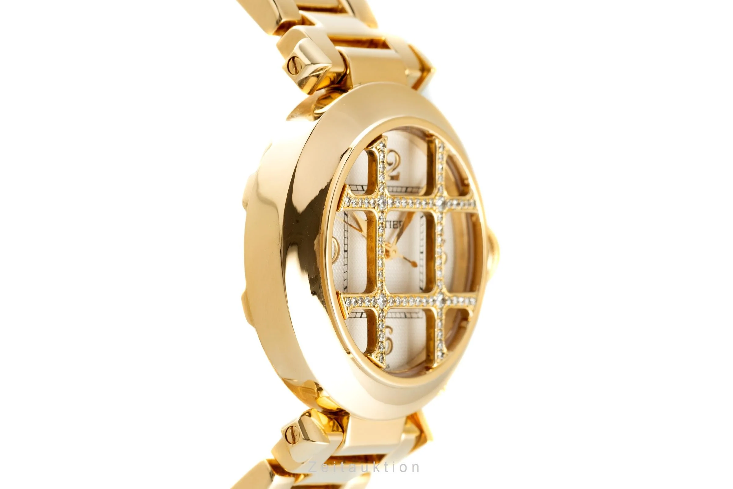 Cartier Pasha 18 ct gold automatic women's watch 2399  [2104282] - Image 7