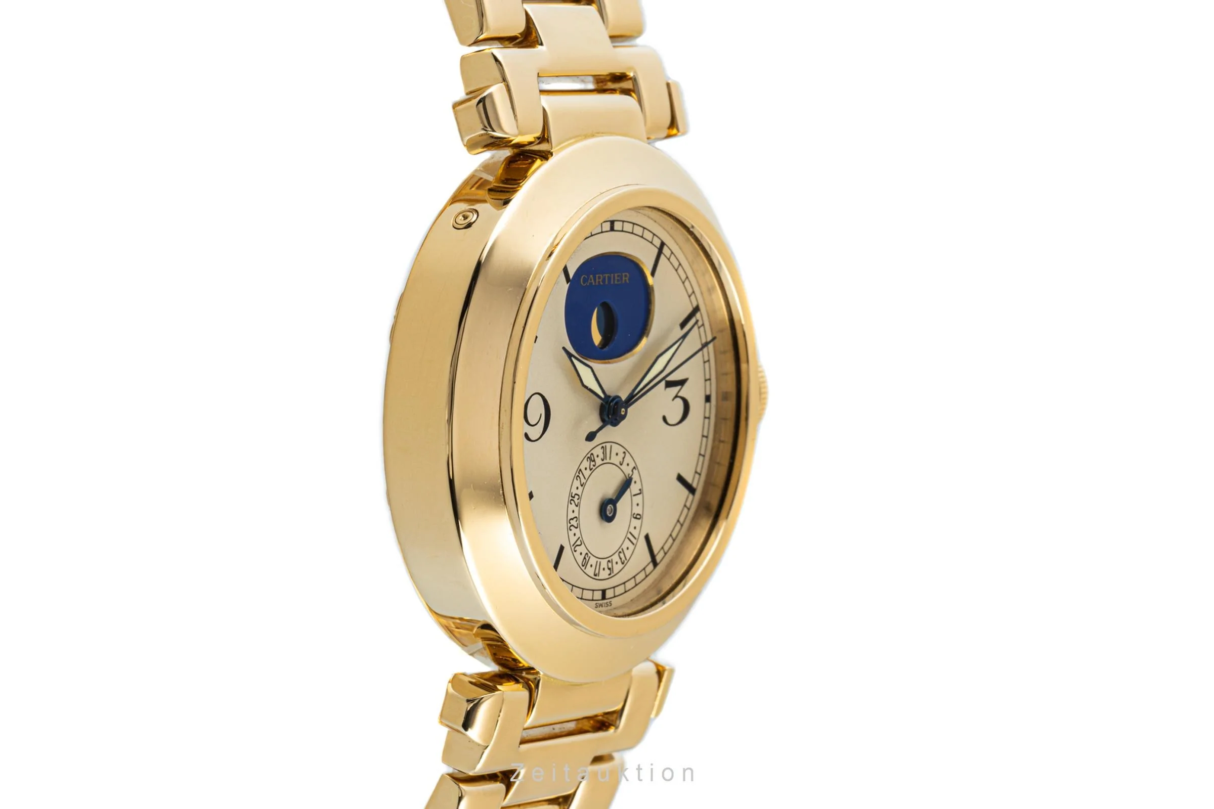 Cartier Pasha 18 ct gold quartz men's watch 1990  [2107545] - Image 7