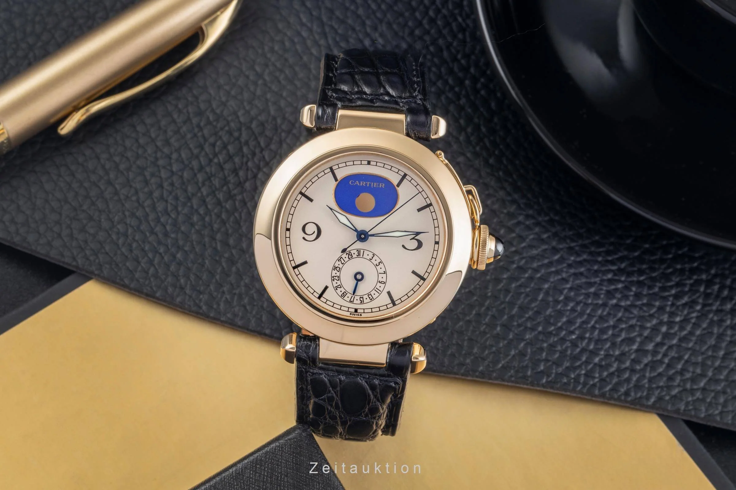Cartier Pasha 18 ct gold quartz men's watch 30001  [2501046] - Image 4