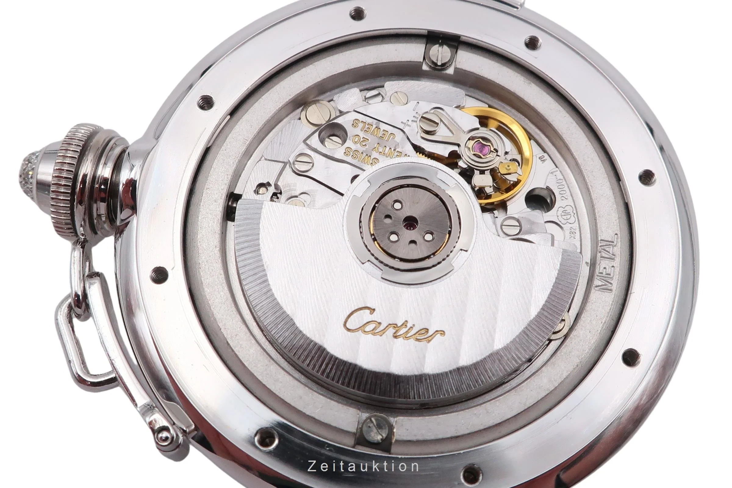 Cartier Pasha 18 ct white gold automatic women's watch WJ101456 LP: 35200EUR  [2503811] - Image 16