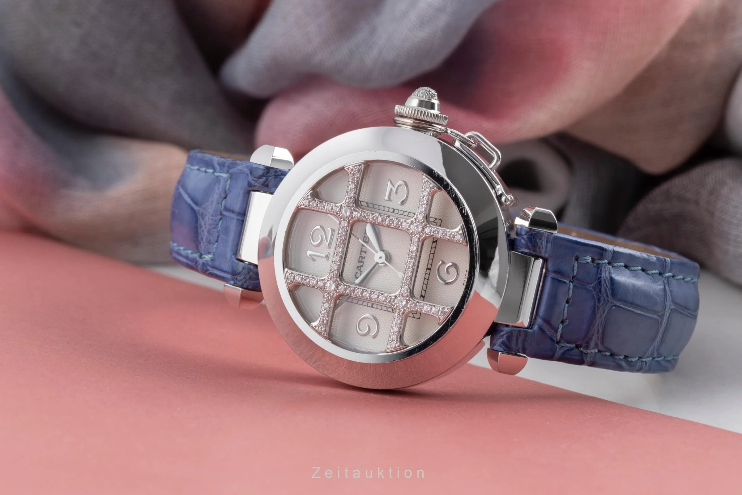 Cartier Pasha 18 ct white gold automatic women's watch WJ101456 LP: 35200EUR  [2503811] - Image 3
