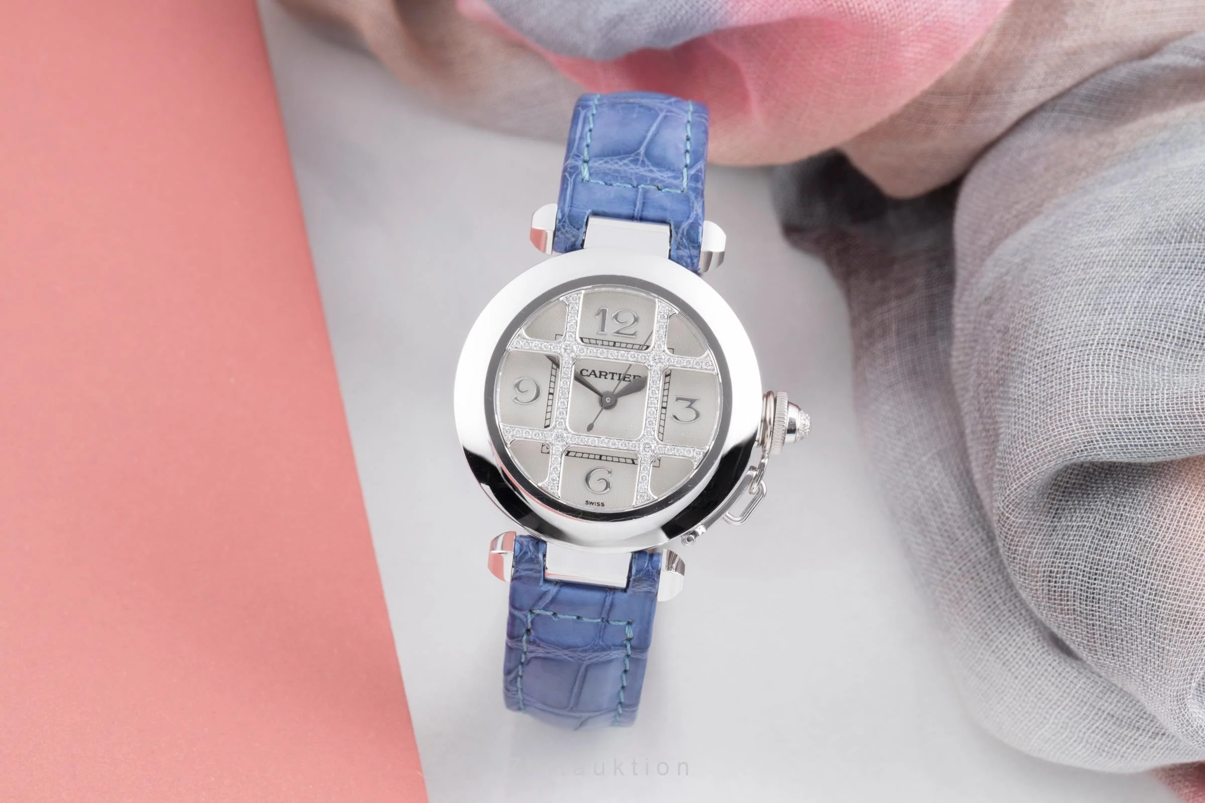 Cartier Pasha 18 ct white gold automatic women's watch WJ101456 LP: 35200EUR  [2503811] - Image 4