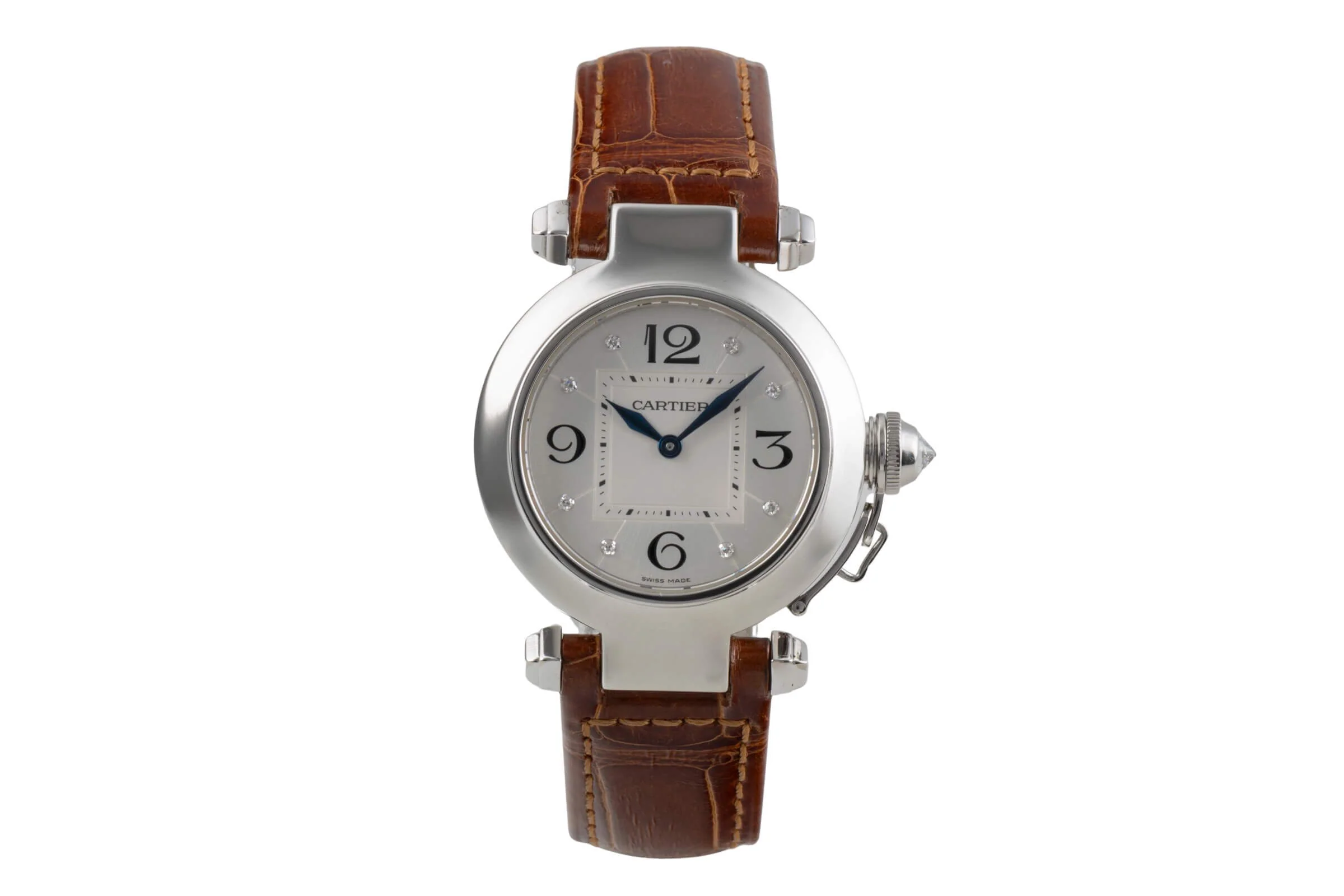 Cartier Pasha 18 ct white gold quartz women's watch WJ11902G  [2501347] - Image 5
