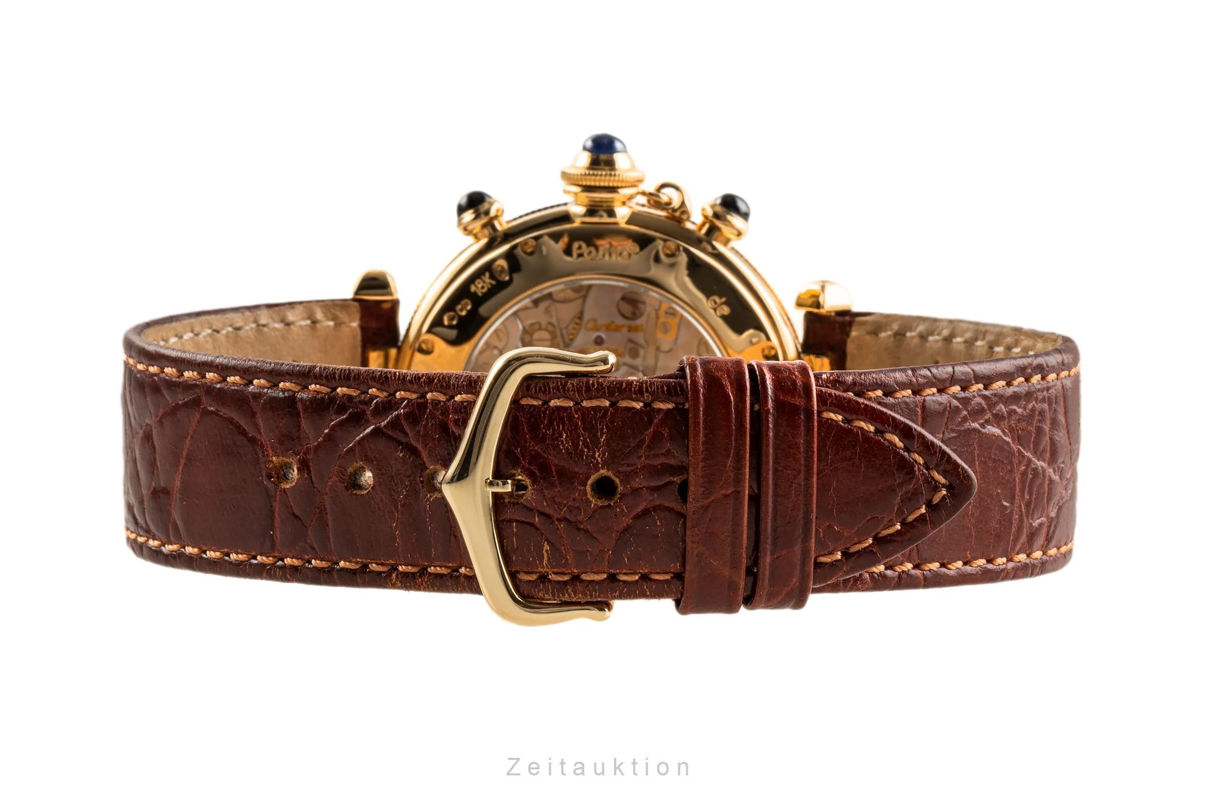 Cartier Pasha chronograph 18 ct gold automatic men's watch 2111, W3007751 LP: 27900EUR  [2304268] - Image 16