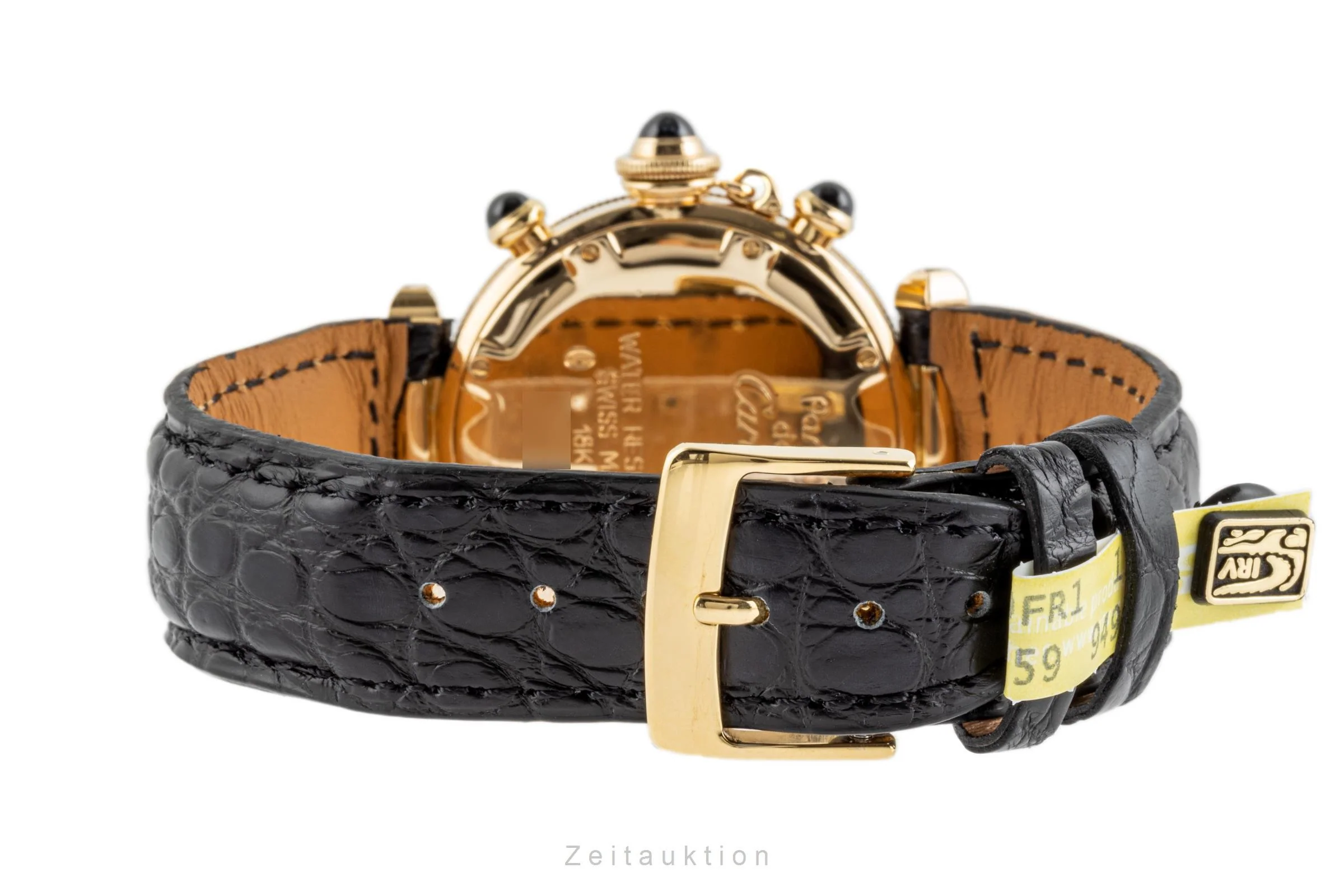 Cartier Pasha chronograph 18 ct gold quartz men's watch 1353  [2207688] - Image 11
