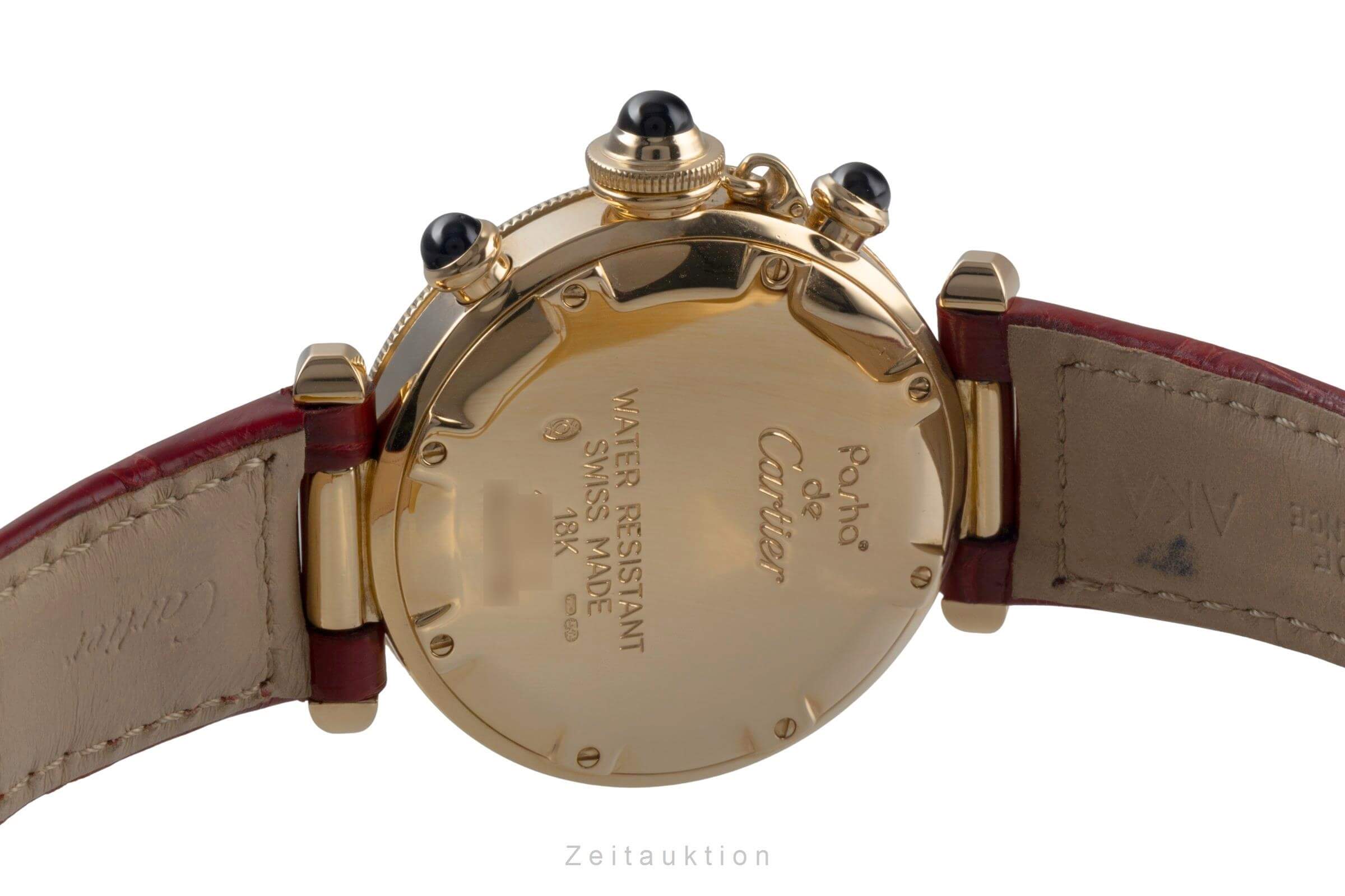 Cartier Pasha chronograph 18 ct gold quartz women's watch W3012051  [2501045] - Image 10