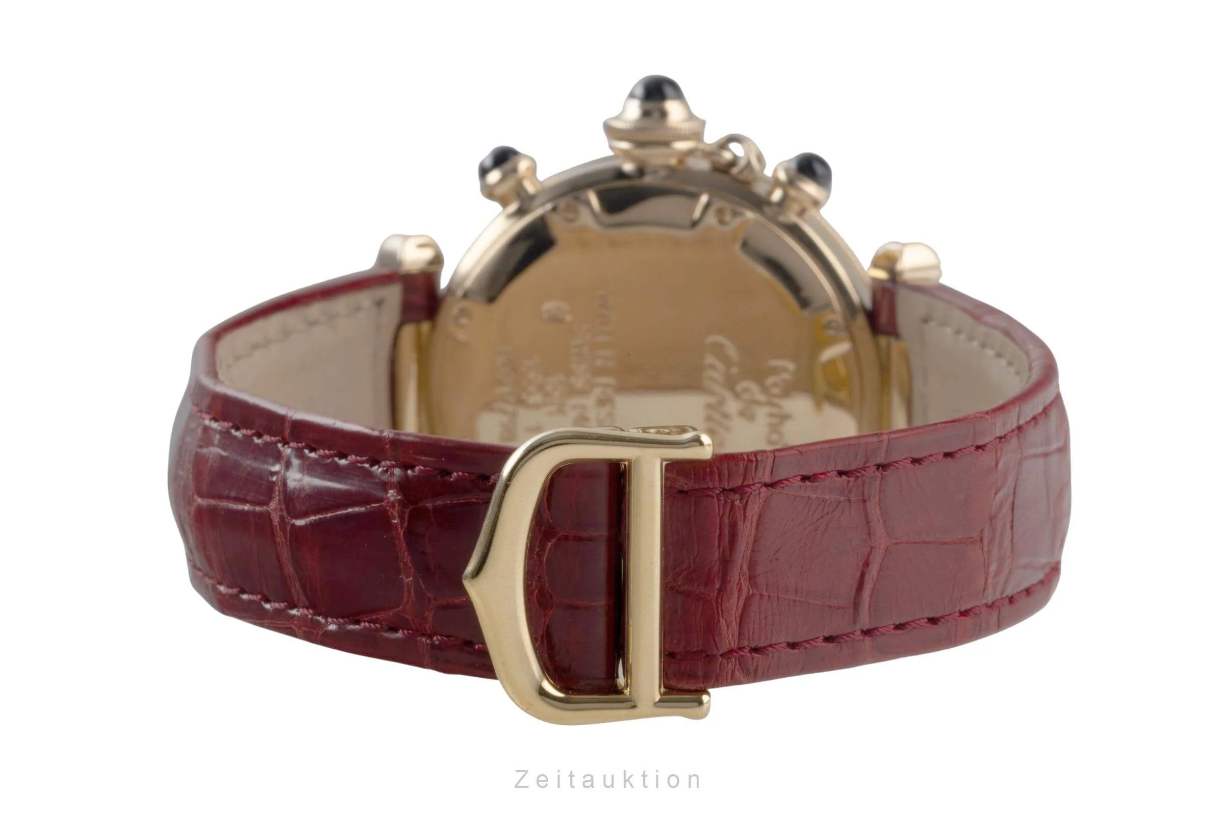 Cartier Pasha chronograph 18 ct gold quartz women's watch W3012051  [2501045] - Image 12
