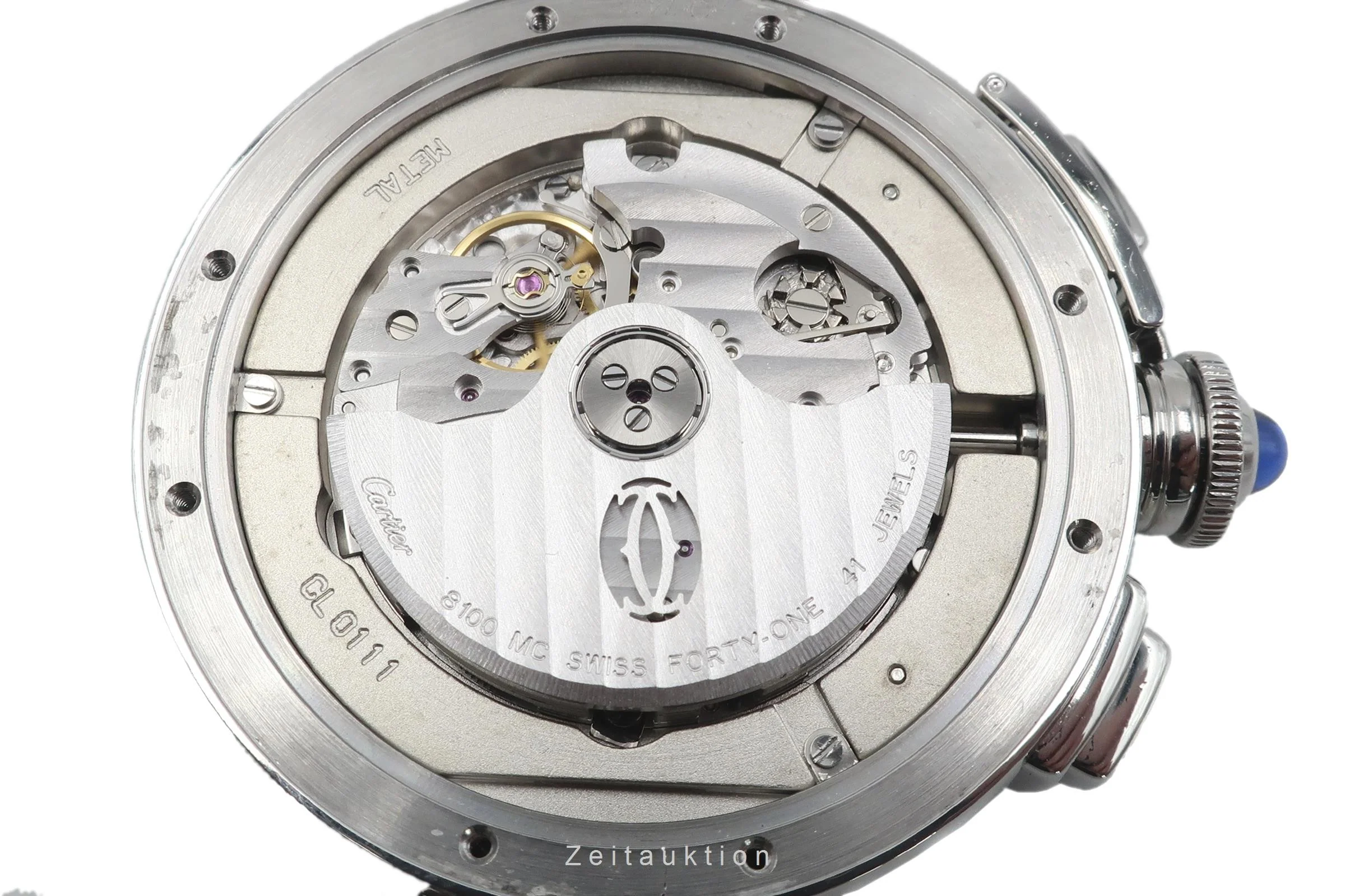 Cartier Pasha chronograph steel automatic men's watch 2860 LP: 9600EUR  [2102856] - Image 13