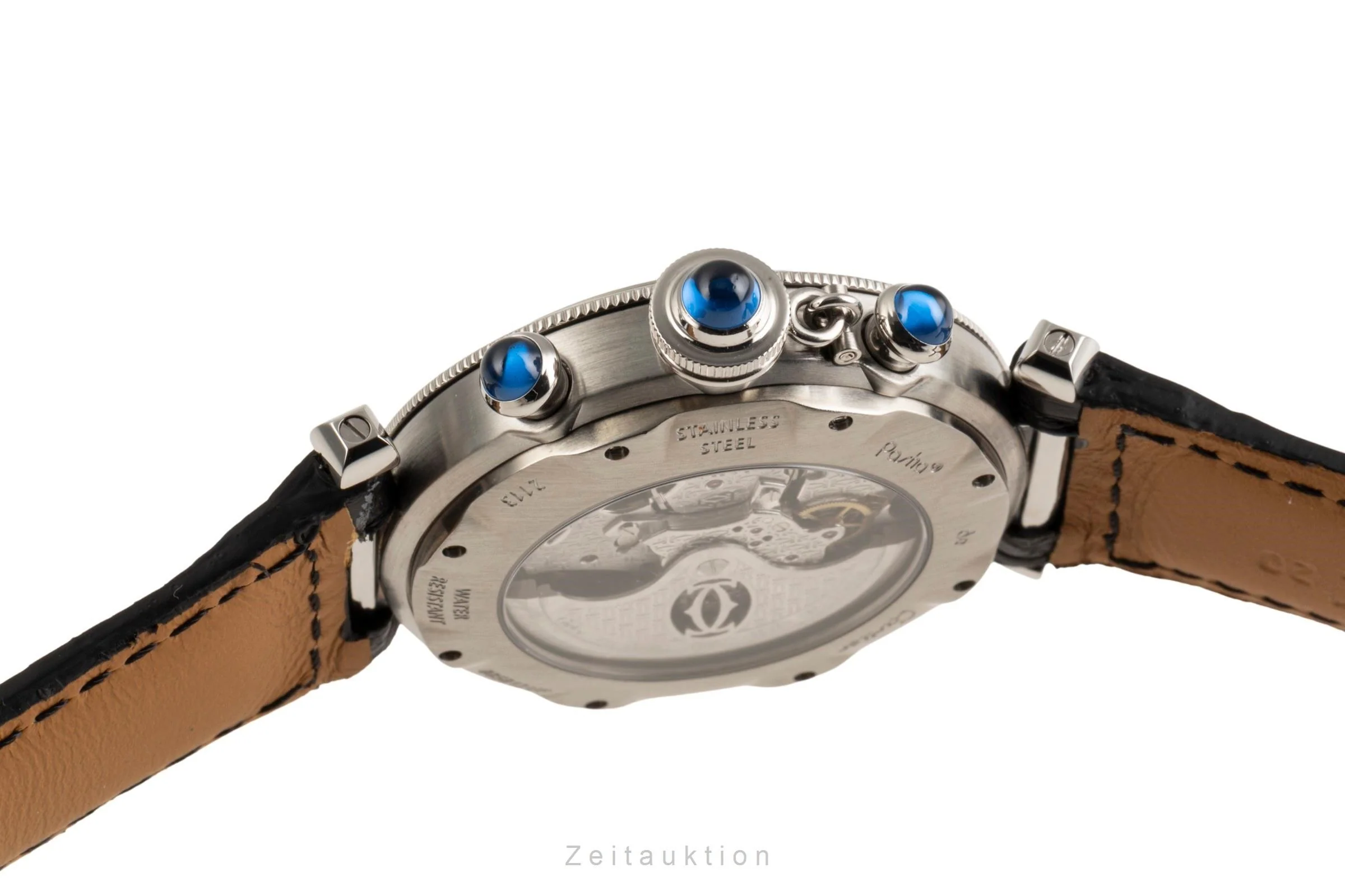 Cartier Pasha chronograph steel automatic men's watch W3103055, 2113  [2305650] - Image 11