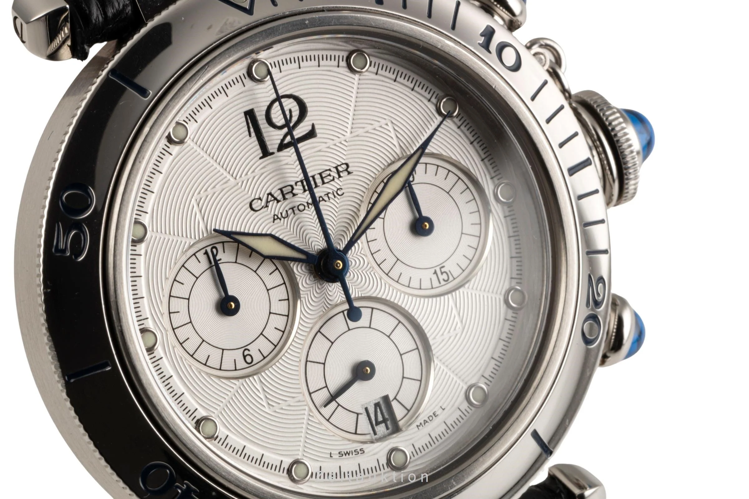 Cartier Pasha chronograph steel automatic men's watch W3103055, 2113  [2305650] - Image 13