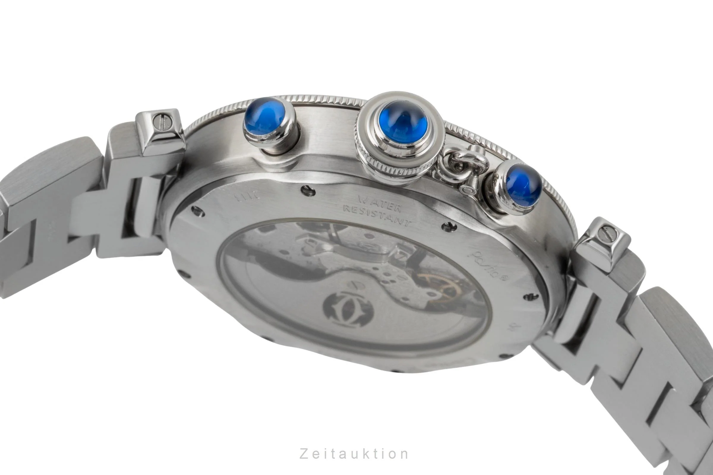 Cartier Pasha chronograph steel automatic men's watch W31030H3  [2600001] - Image 13