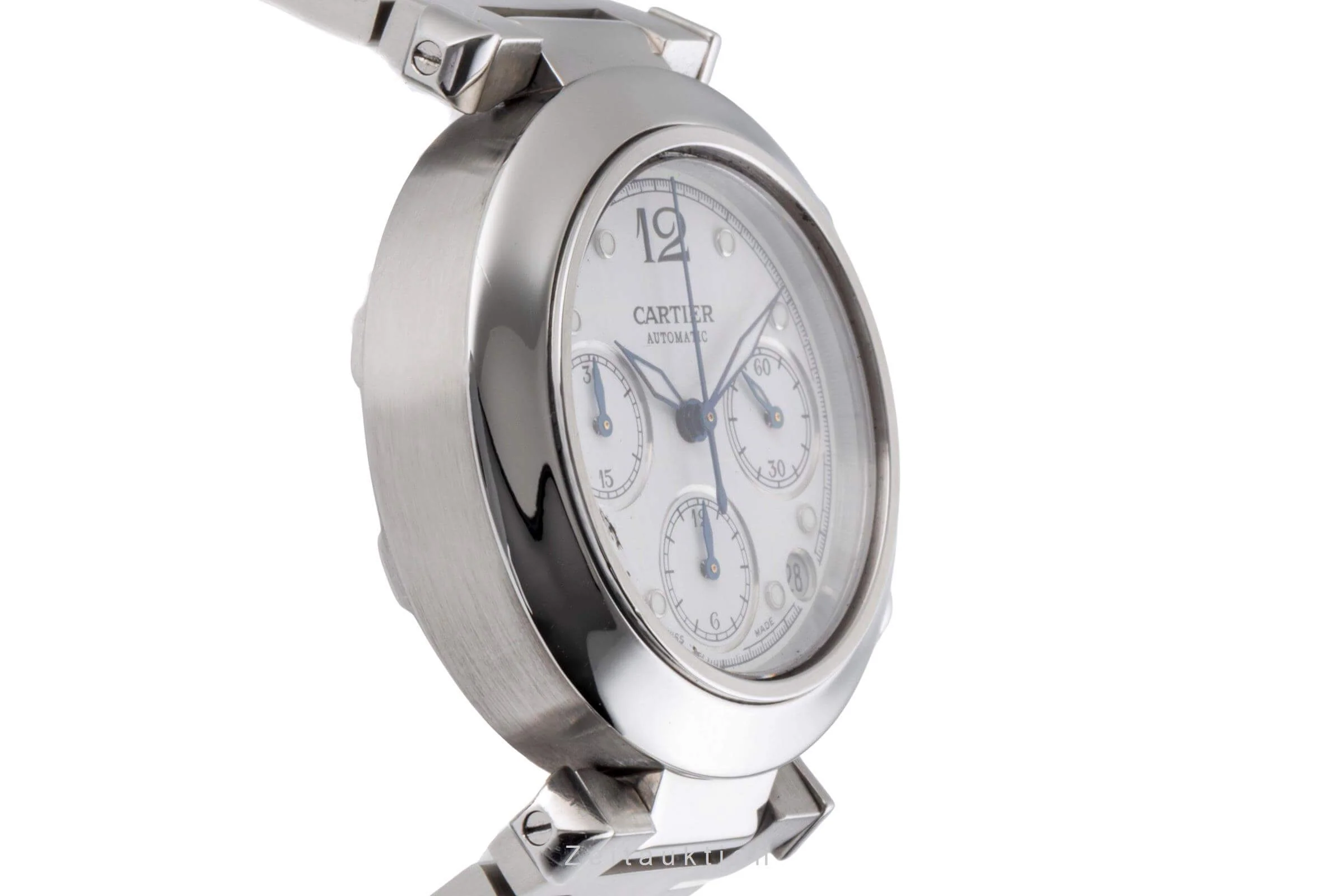Cartier Pasha chronograph steel automatic men's watch W31039M7 LP: 7200EUR  [2500326] - Image 8