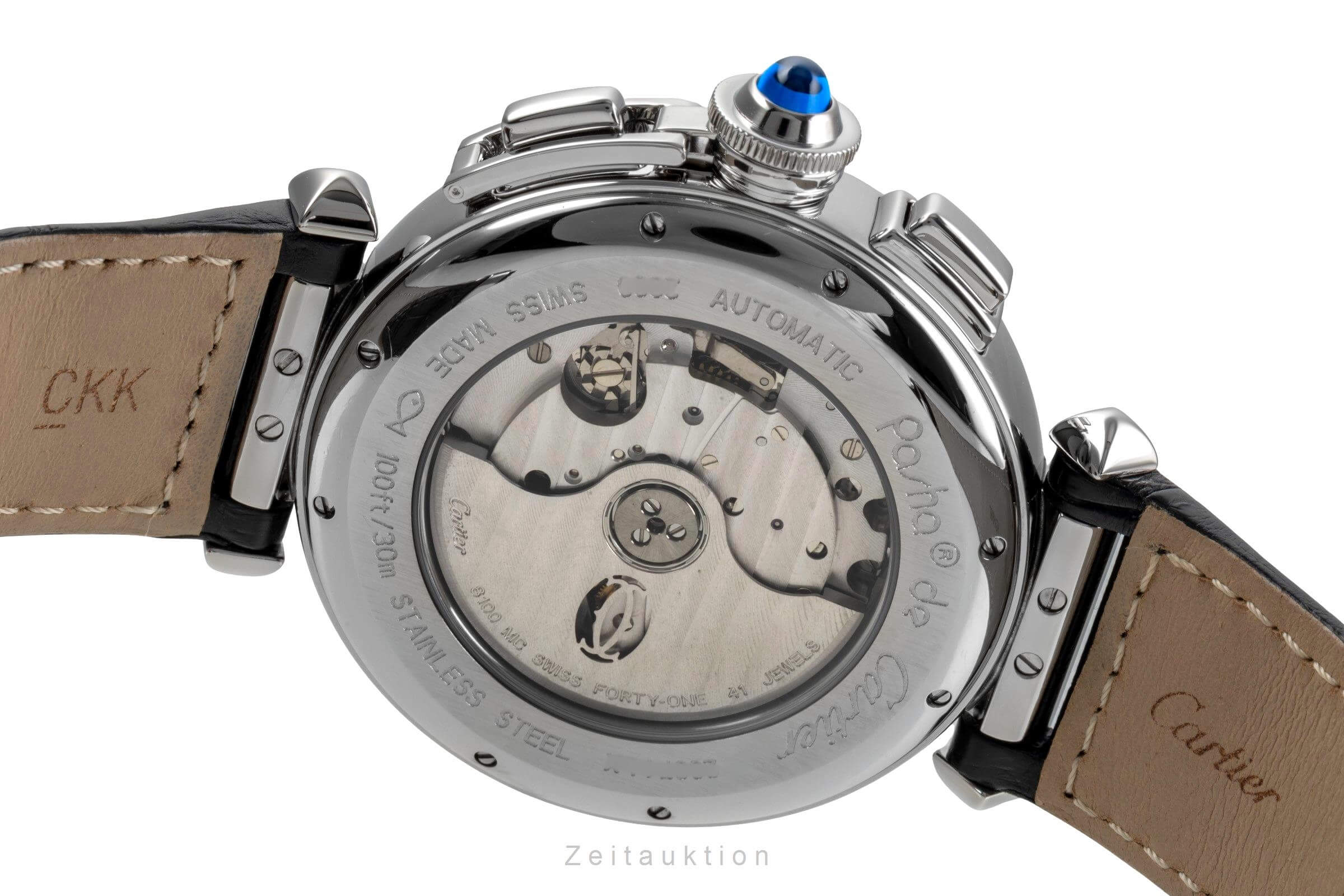 Cartier Pasha chronograph steel automatic men's watch W3108555 LP: 11100EUR  [2501589] - Image 10