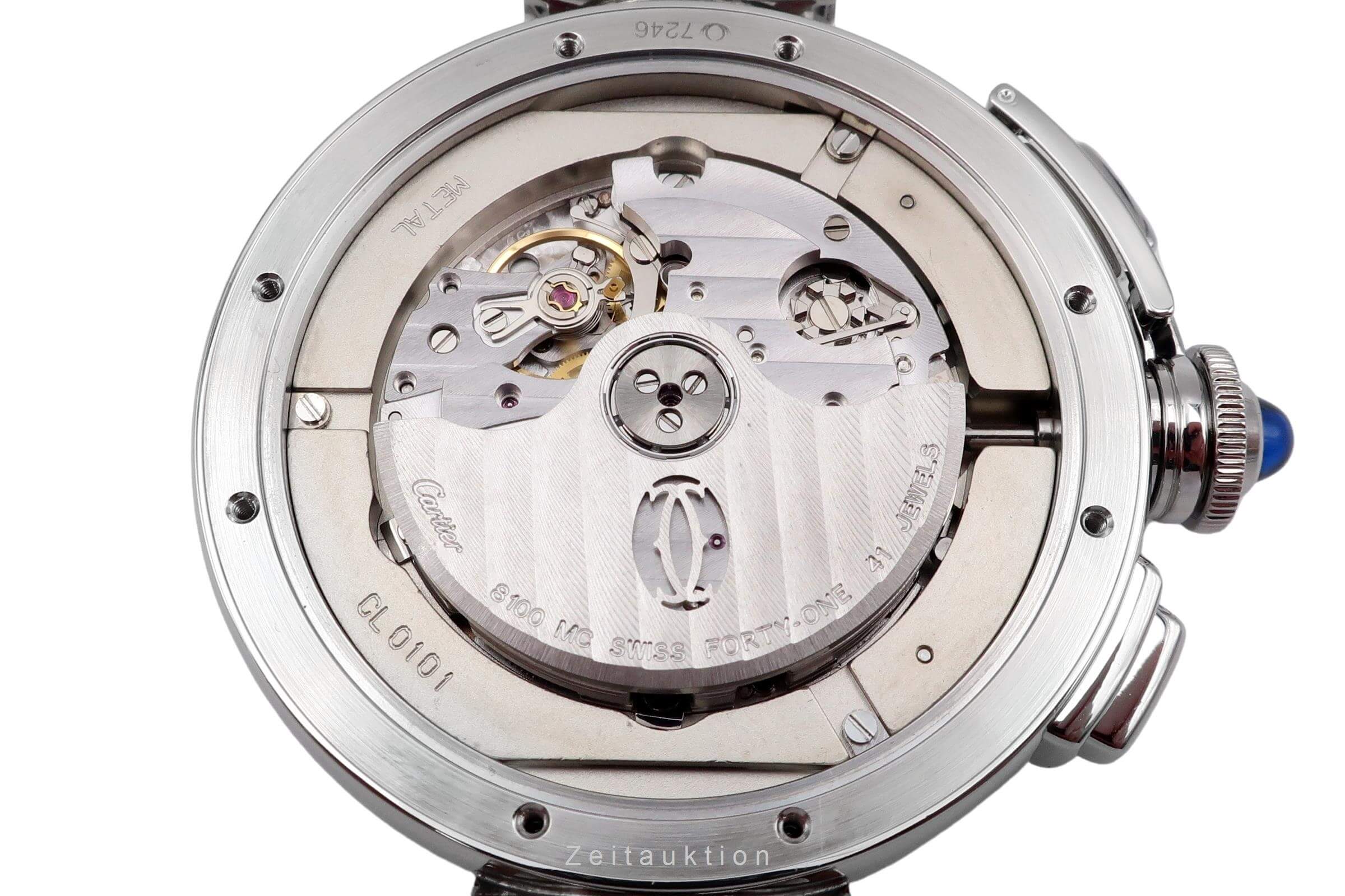 Cartier Pasha chronograph steel automatic men's watch W3108555 LP: 11100EUR  [2501589] - Image 14