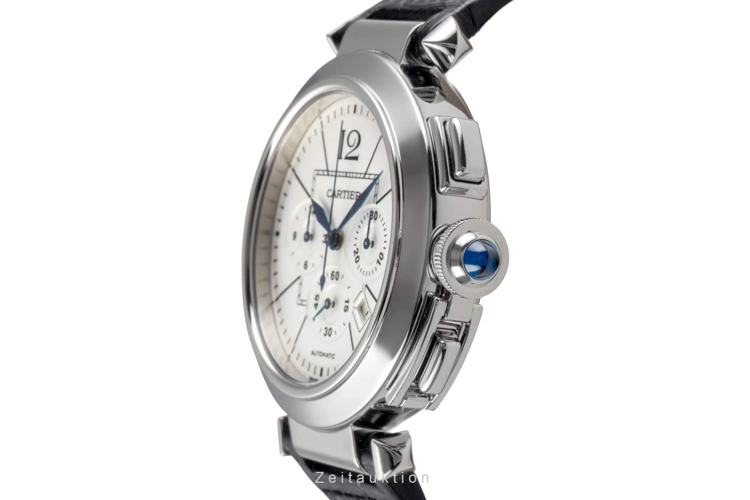Cartier Pasha chronograph steel automatic men's watch W3108555 LP: 11100EUR  [2501589] - Image 7