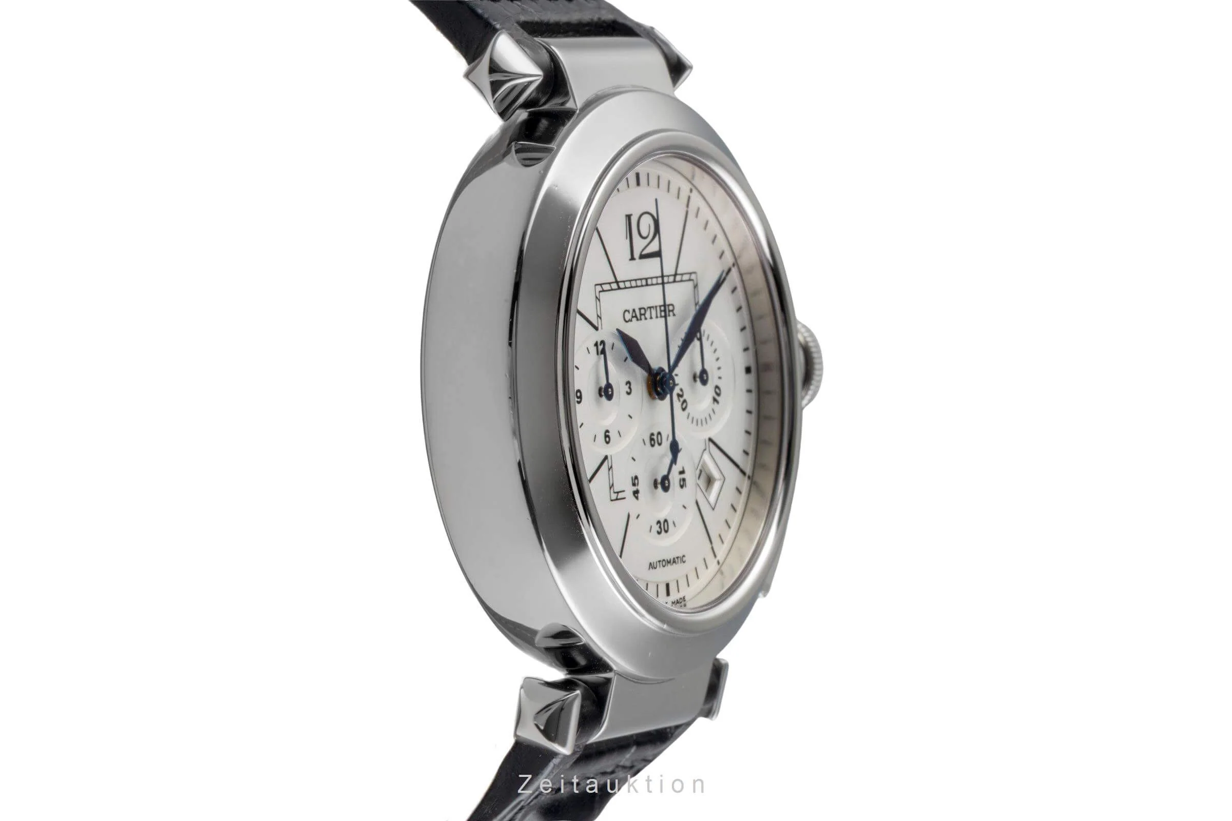 Cartier Pasha chronograph steel automatic men's watch W3108555 LP: 11100EUR  [2501589] - Image 8