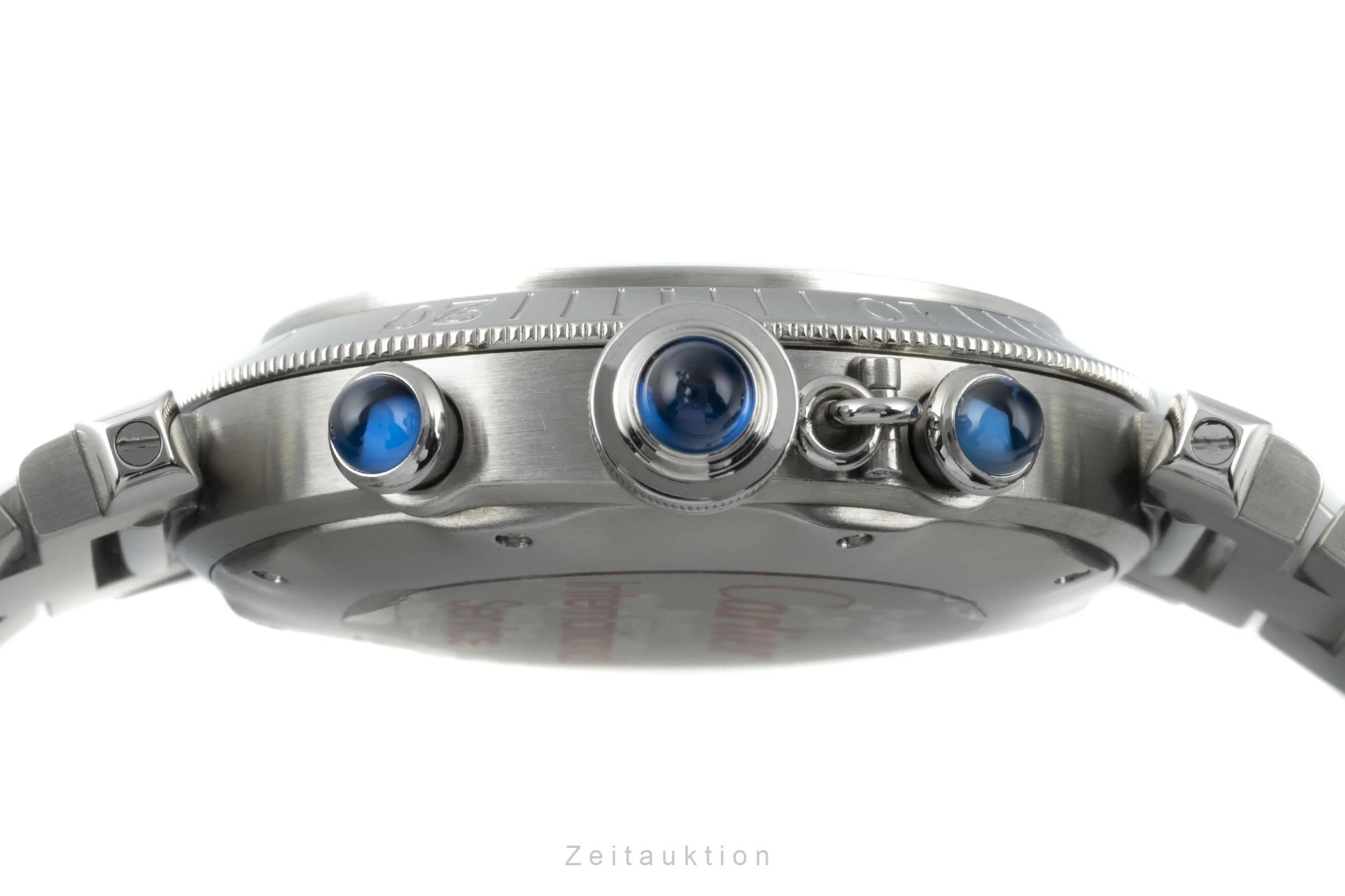Cartier Pasha chronograph steel quartz men's watch 1050, W31018H3  [2202504] - Image 11