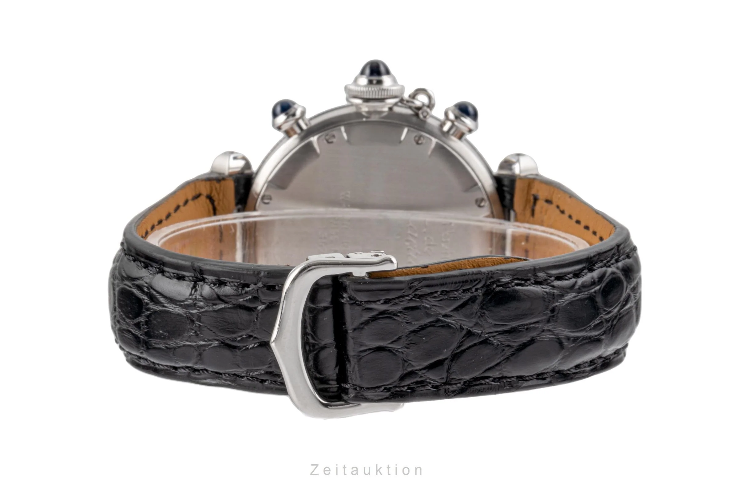 Cartier Pasha chronograph steel quartz men's watch 1352 1  [2107046] - Image 13