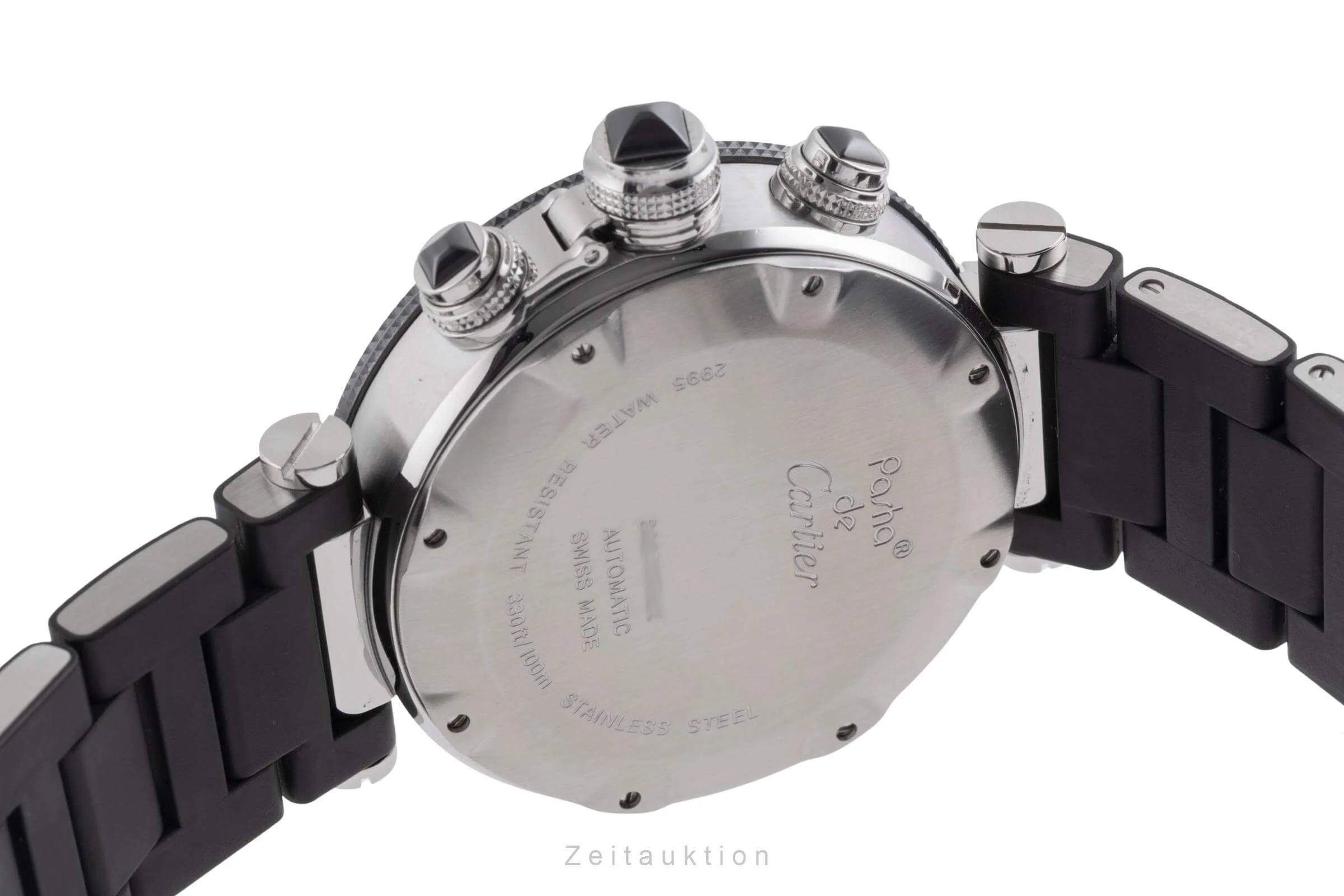 Cartier Pasha Seatimer chronograph ceramic / steel automatic men's watch W31088U2 LP: 11100EUR  [2501071] - Image 10
