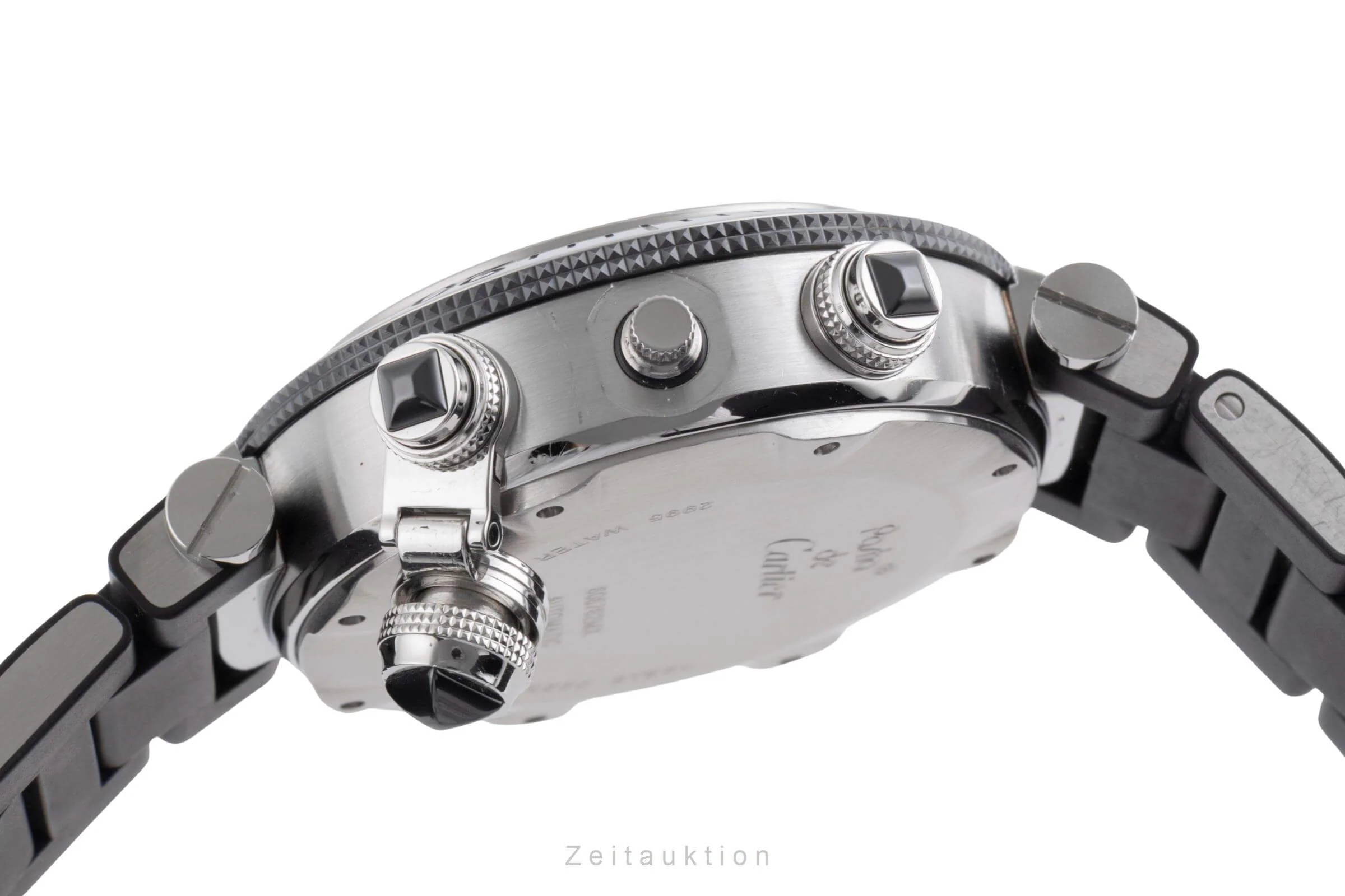 Cartier Pasha Seatimer chronograph ceramic / steel automatic men's watch W31088U2 LP: 11100EUR  [2501071] - Image 11