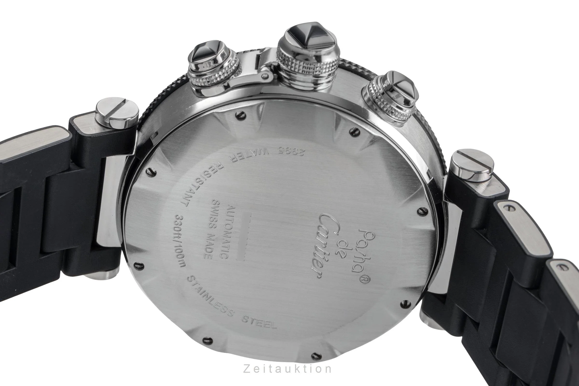 Cartier Pasha Seatimer chronograph steel automatic men's watch W31088U2 LP: 11100EUR  [2503642] - Image 11