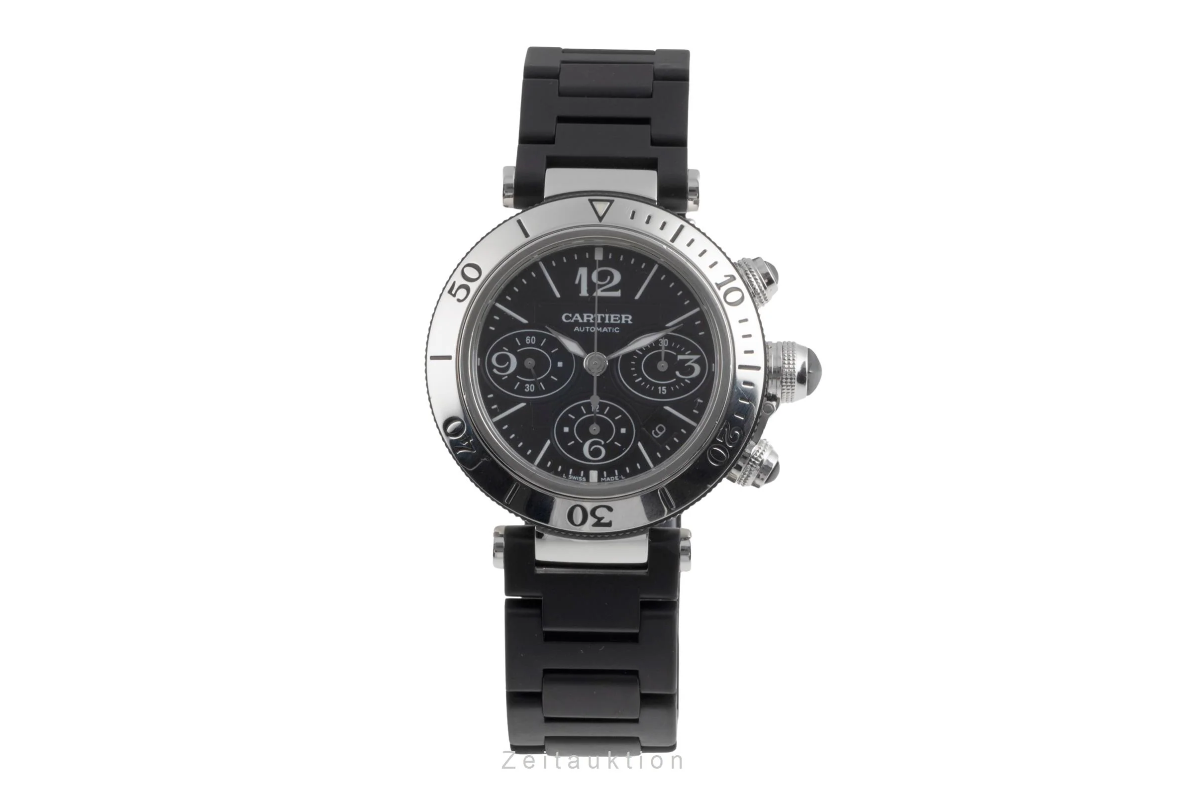 Cartier Pasha Seatimer chronograph steel automatic men's watch W31088U2, 2995  [2505017] - Image 5