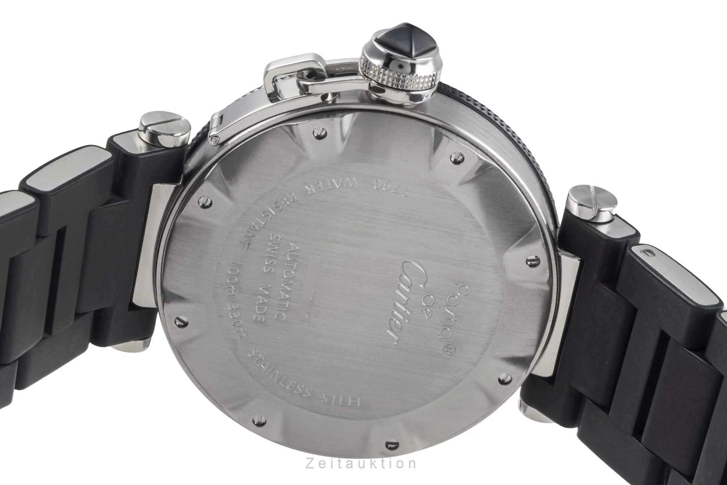 Cartier Pasha Seatimer steel automatic men's watch W31077U2  [2500410] - Image 10