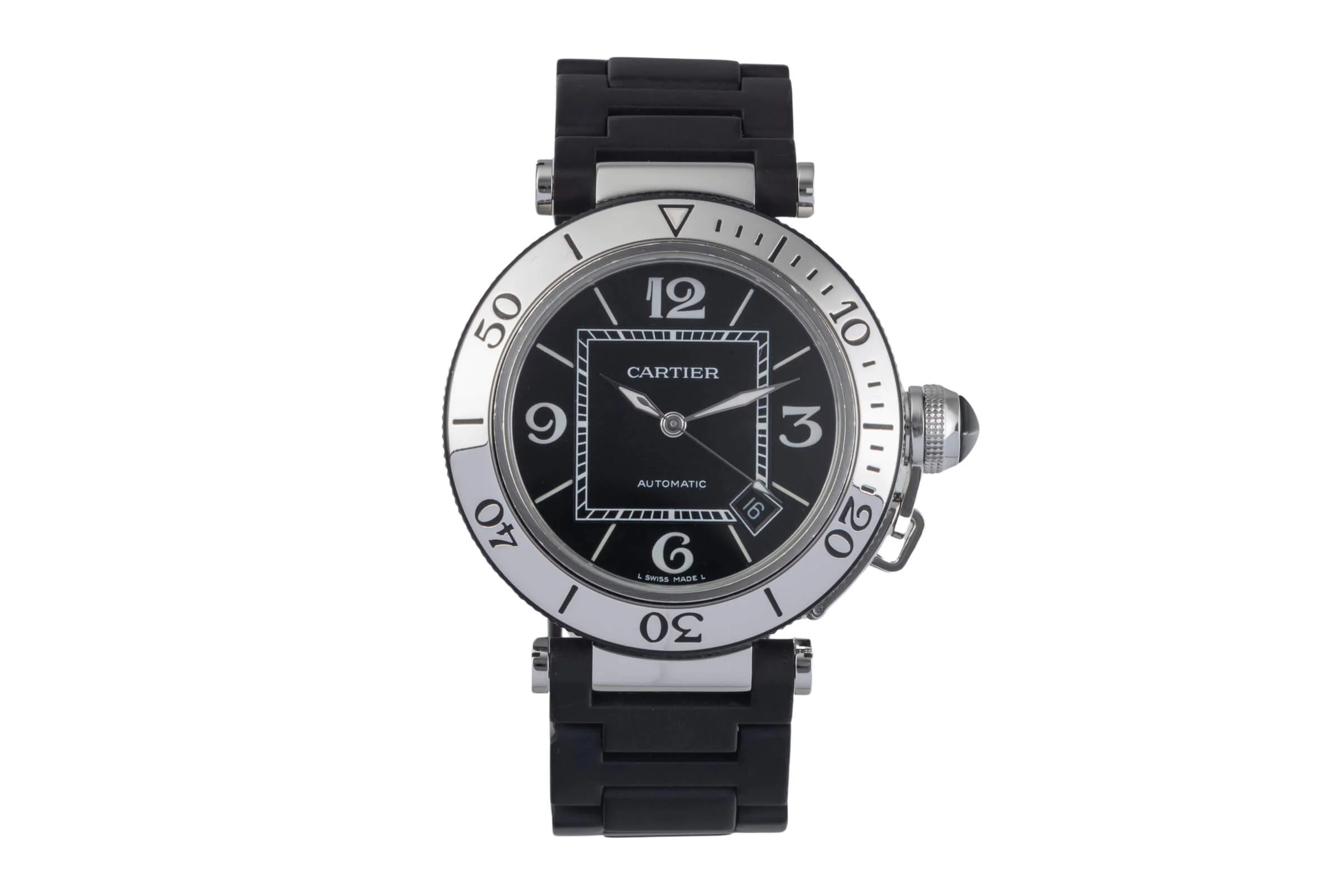 Cartier Pasha Seatimer steel automatic men's watch W31077U2  [2500410] - Image 5
