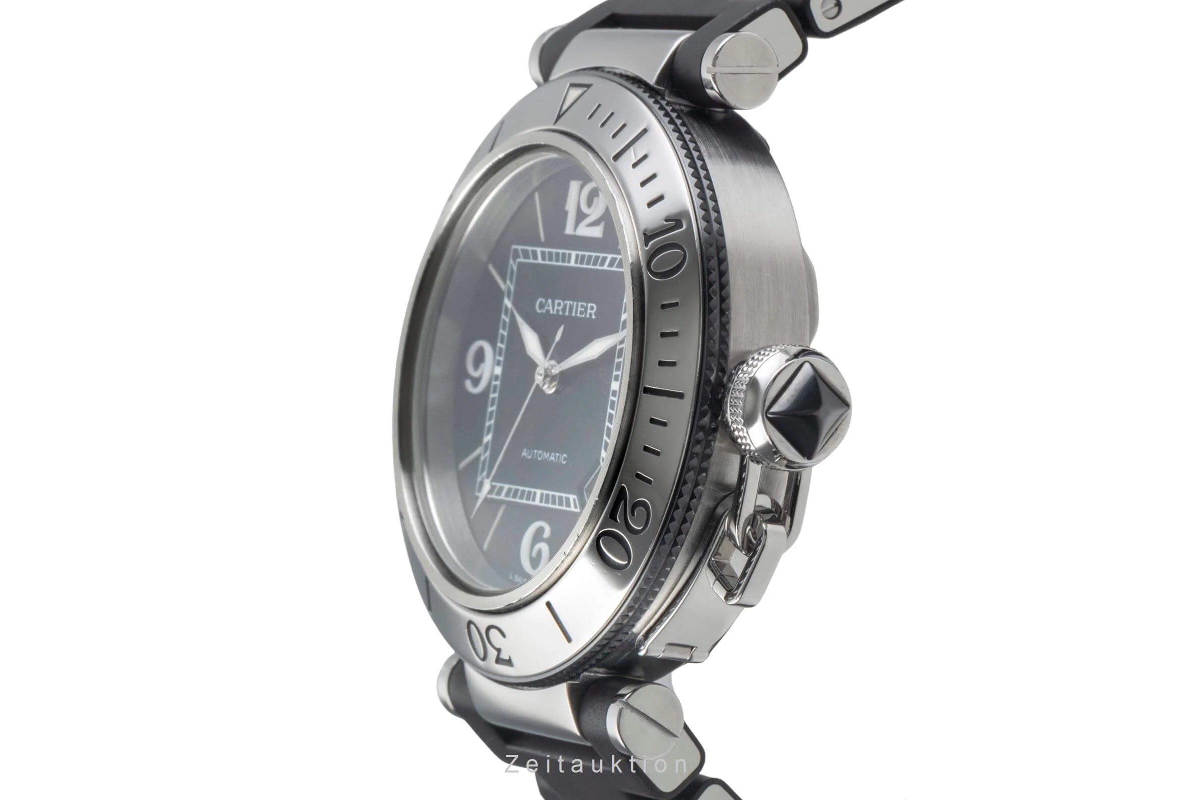Cartier Pasha Seatimer steel automatic men's watch W31077U2  [2500410] - Image 7