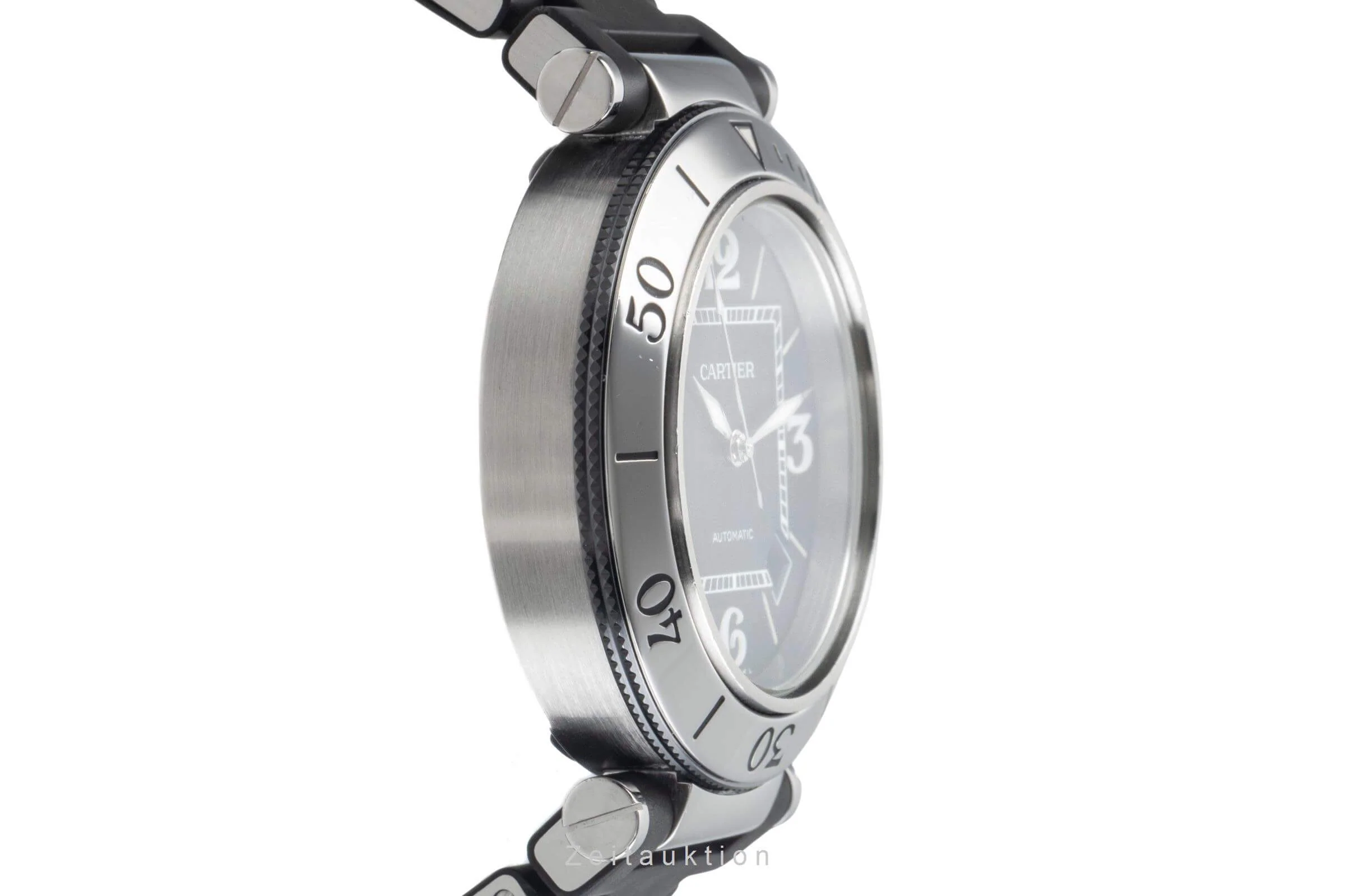 Cartier Pasha Seatimer steel automatic men's watch W31077U2  [2500410] - Image 8