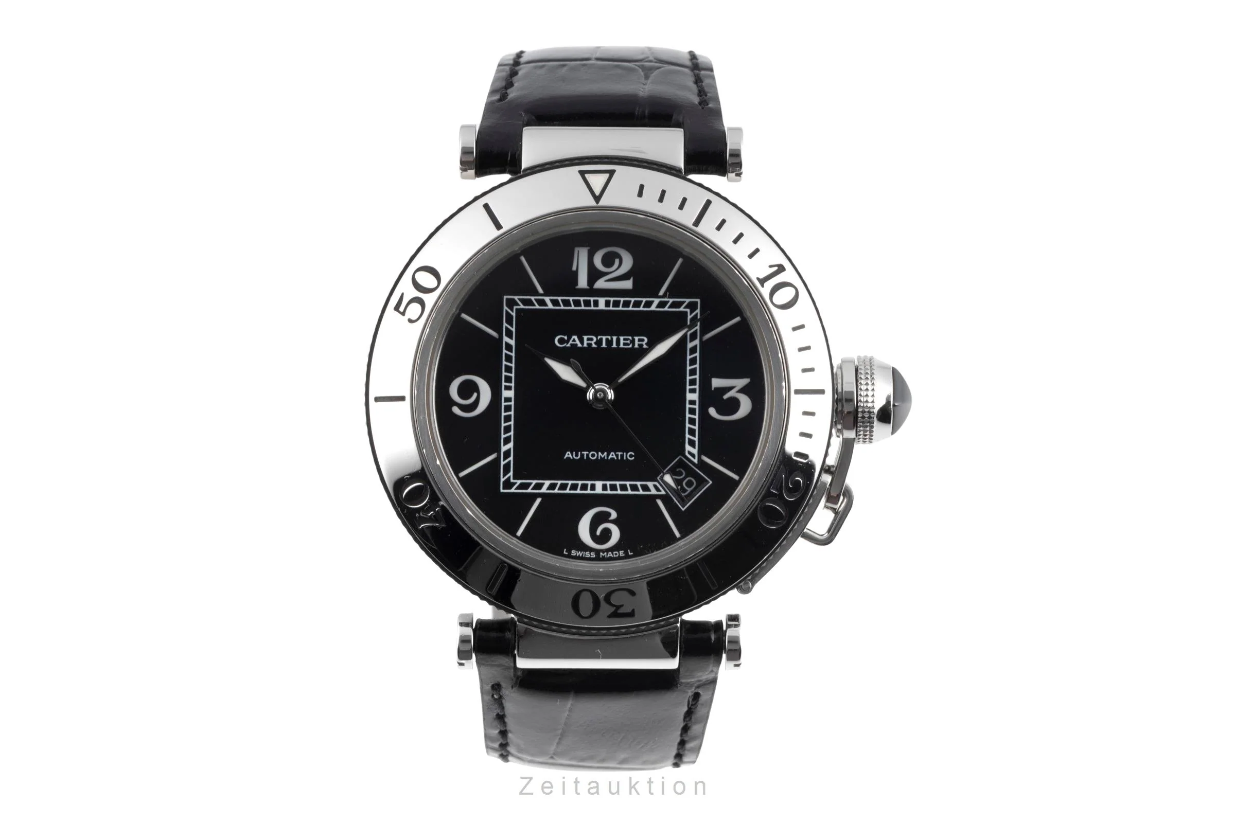 Cartier Pasha Seatimer steel automatic men's watch W31077U2  [2600928] - Image 5