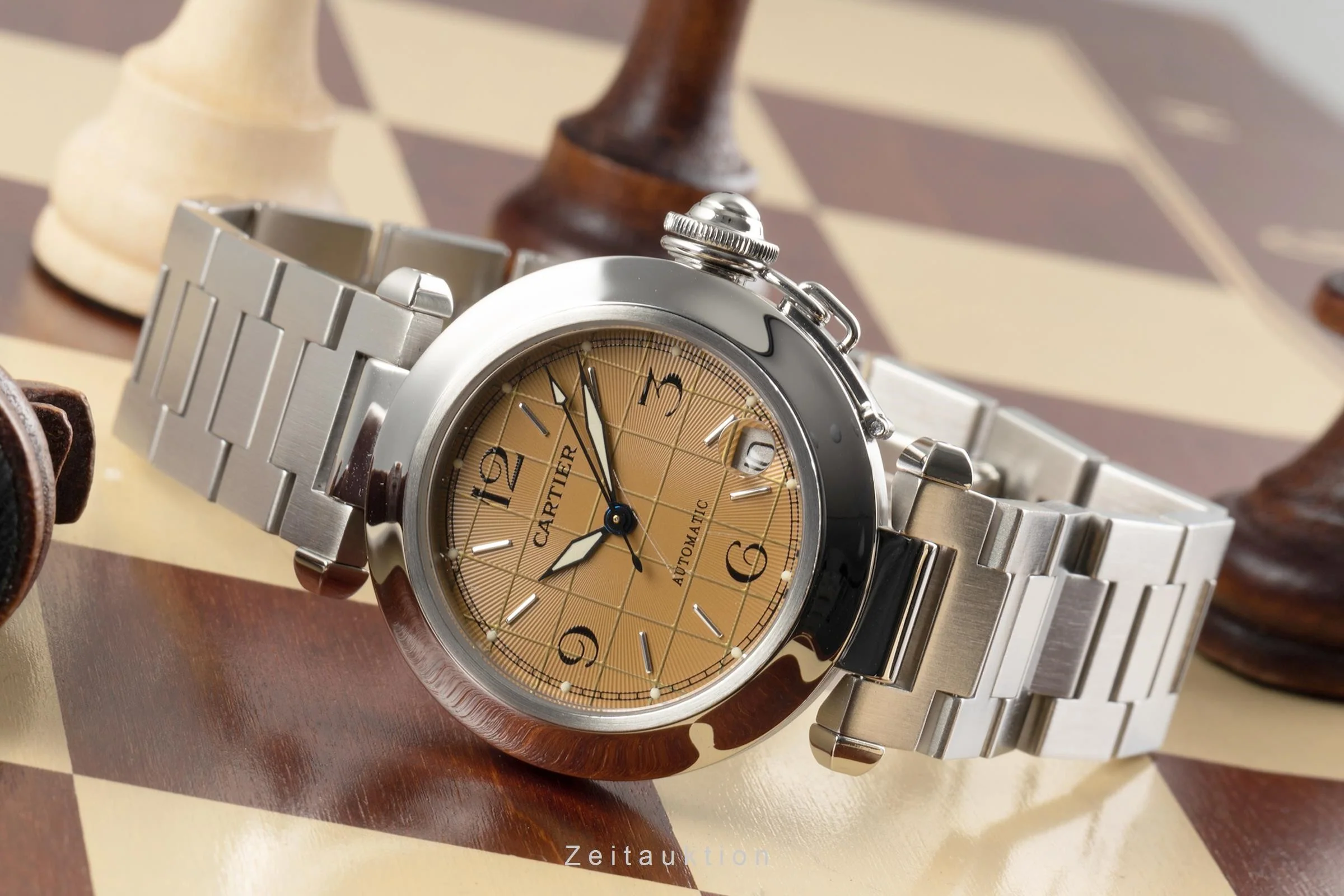 Cartier Pasha steel automatic men's watch 2324 LP: 6800EUR  [2302037] - Image 2