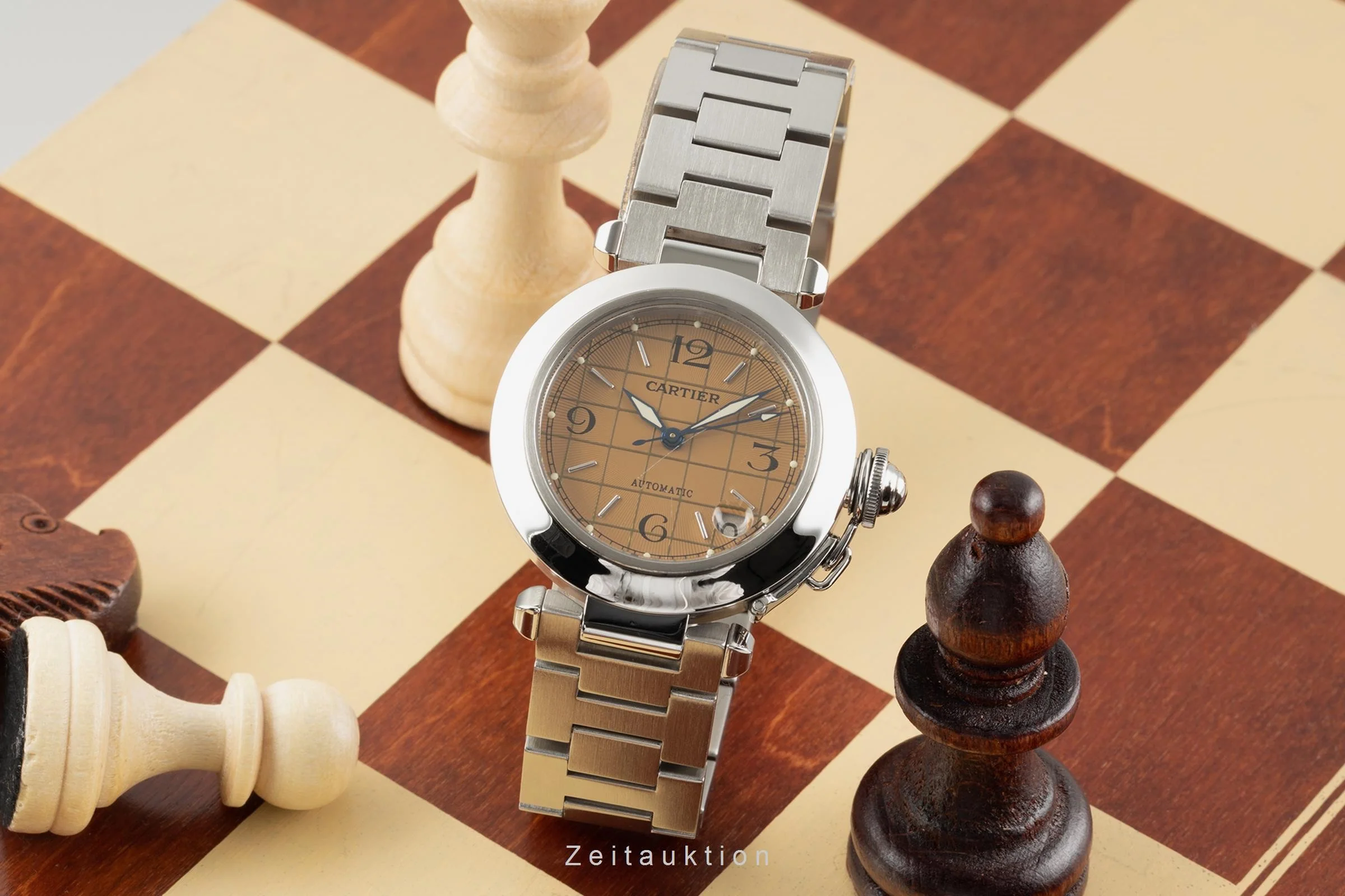 Cartier Pasha steel automatic men's watch 2324 LP: 6800EUR  [2302037] - Image 3