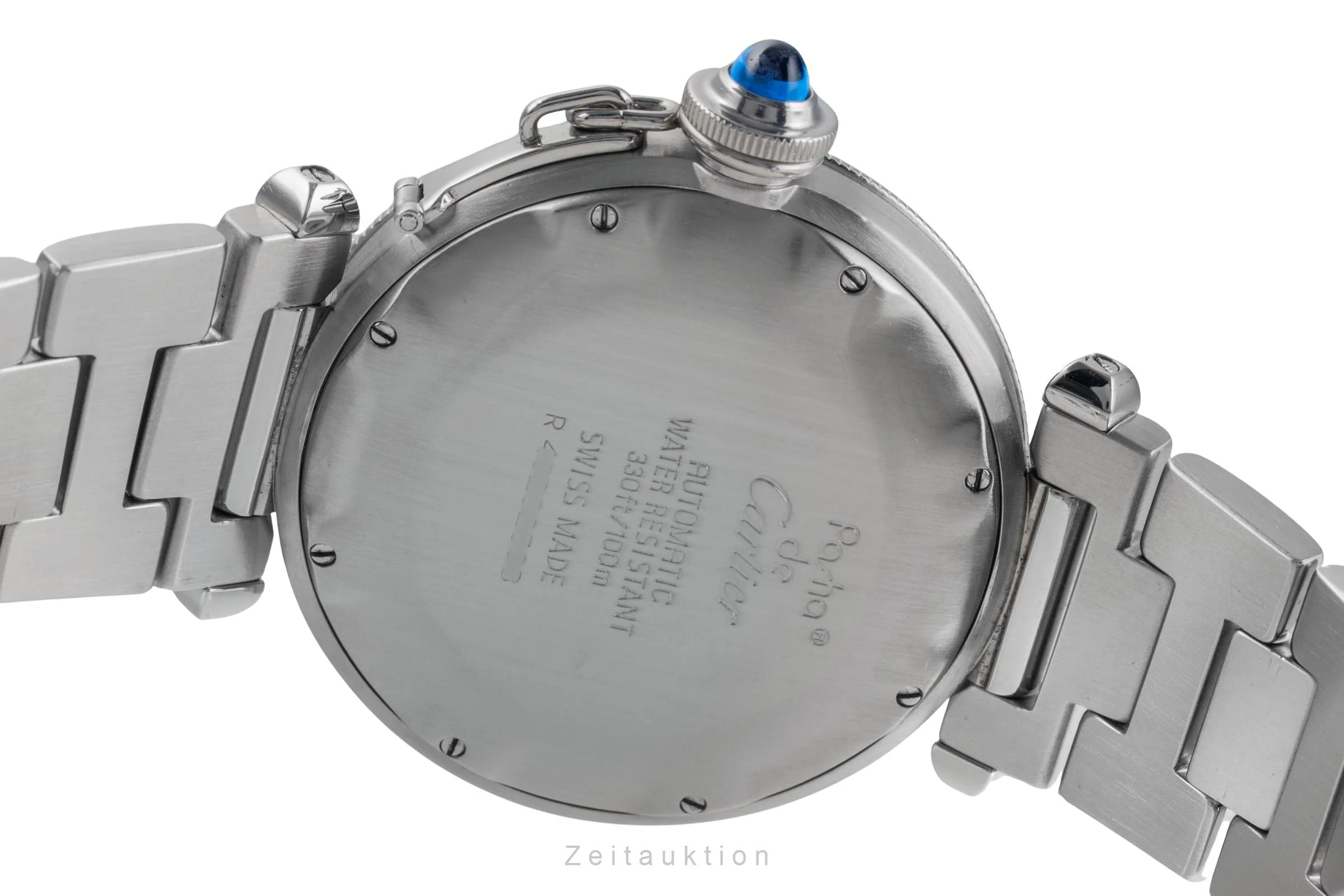 Cartier Pasha steel automatic men's watch W31005H3  [2504480] - Image 12
