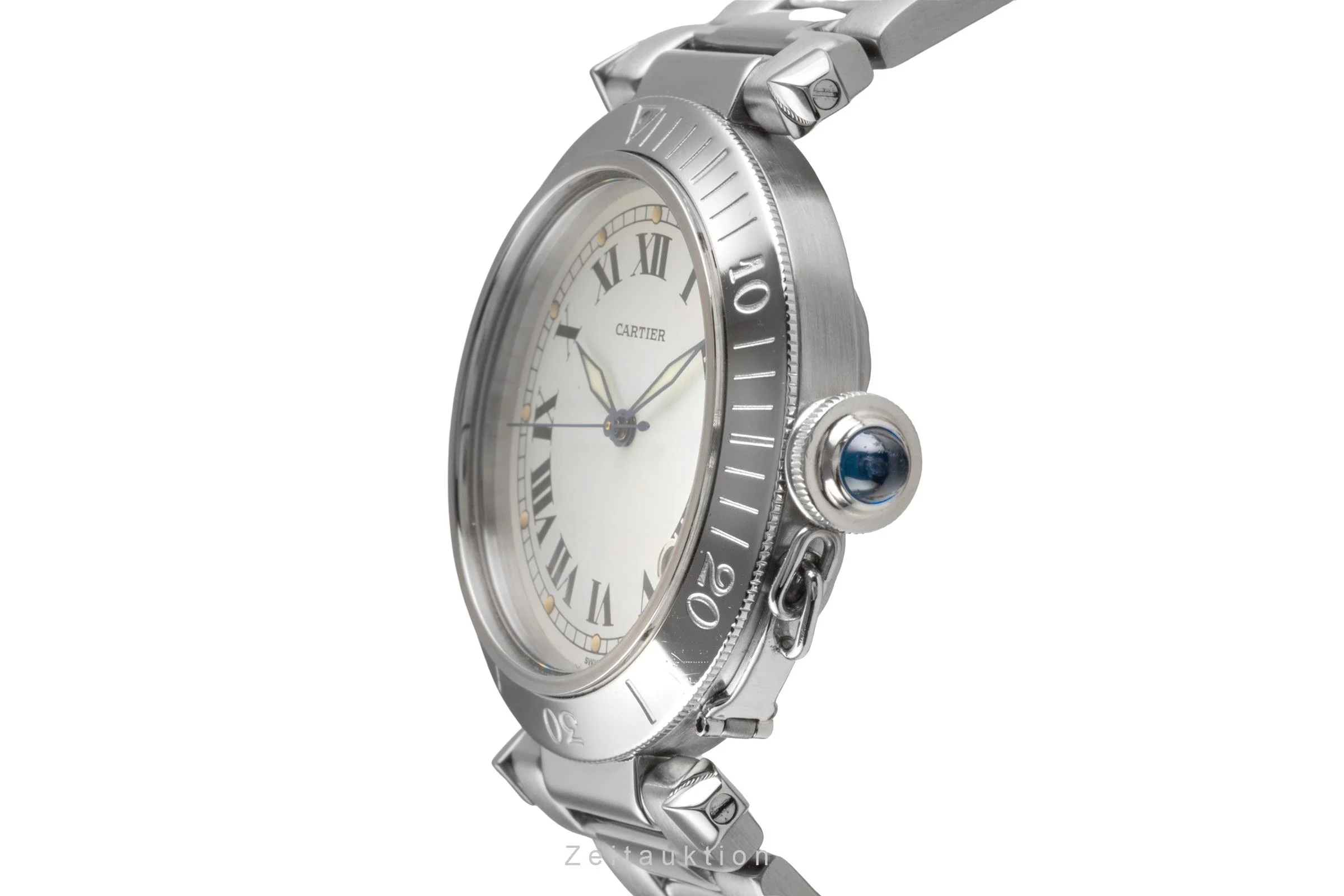 Cartier Pasha steel automatic men's watch W31005H3  [2504480] - Image 7