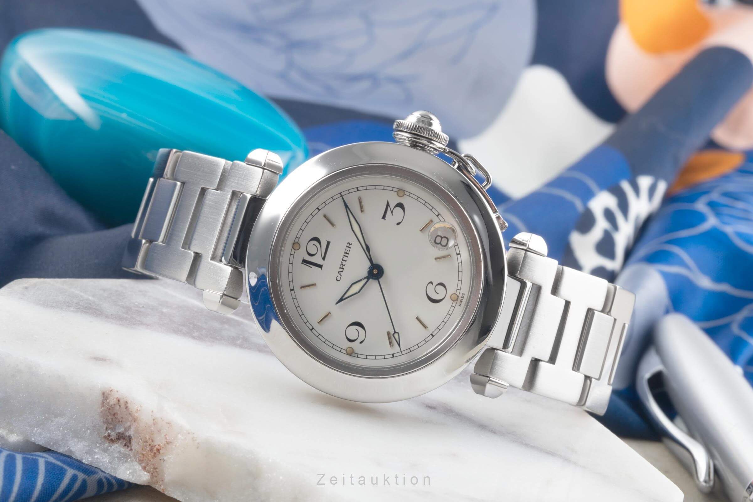 Cartier Pasha steel automatic men's watch W31015M7, 2324 LP: 7200EUR  [2500686] - Image 3
