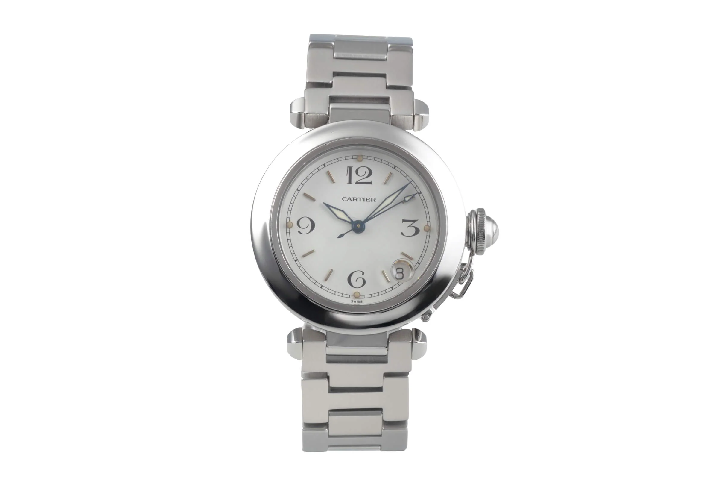 Cartier Pasha steel automatic men's watch W31015M7, 2324 LP: 7200EUR  [2500686] - Image 5