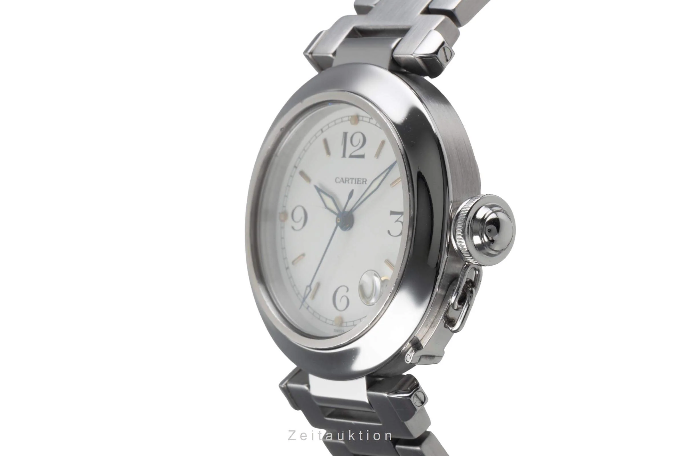 Cartier Pasha steel automatic men's watch W31015M7, 2324 LP: 7200EUR  [2500686] - Image 7