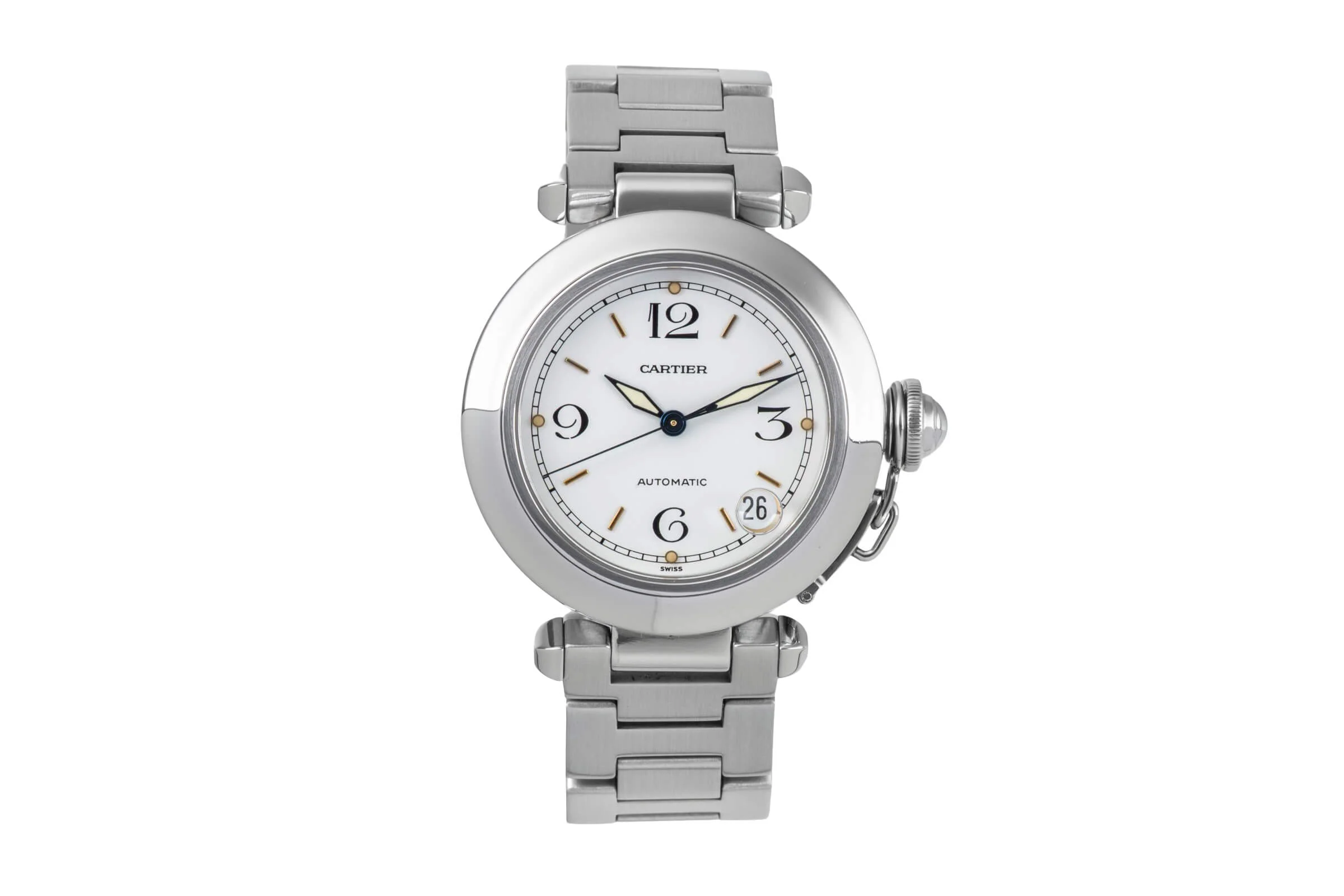 Cartier Pasha steel automatic men's watch W31015M7 LP: 7200EUR  [2501419] - Image 5