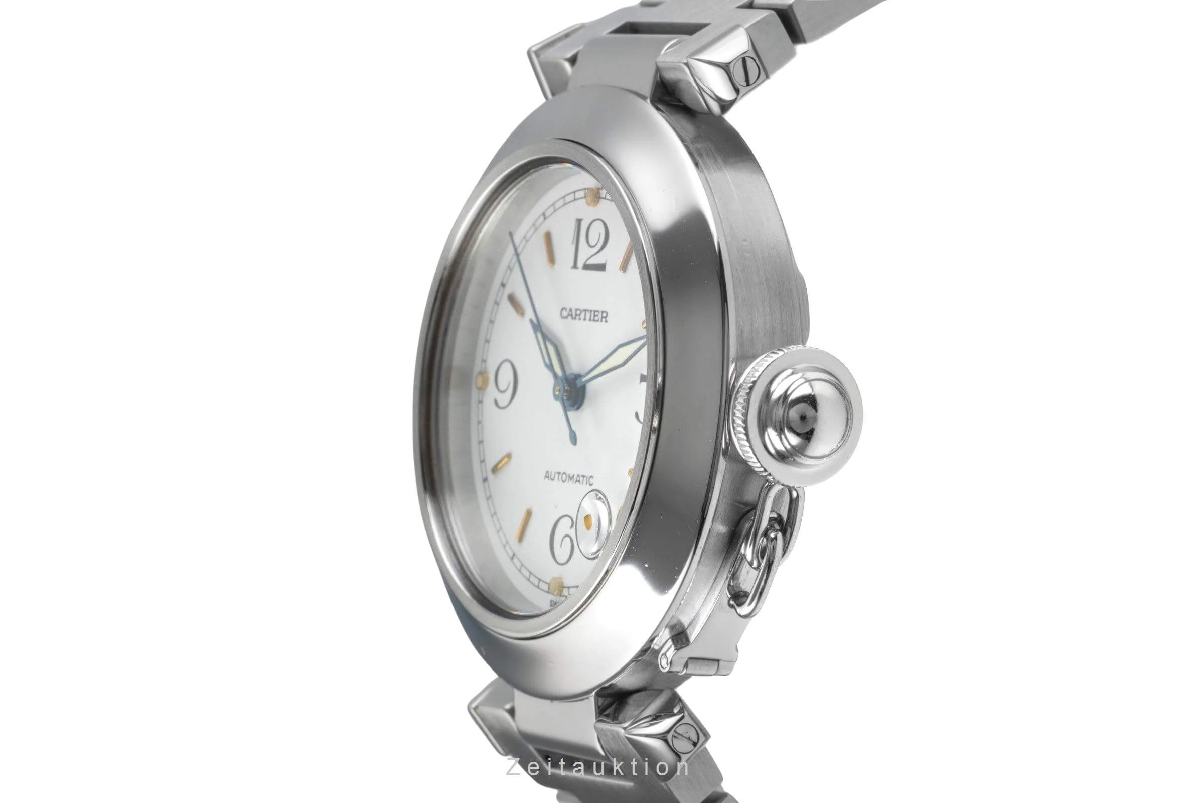 Cartier Pasha steel automatic men's watch W31015M7 LP: 7200EUR  [2501419] - Image 7