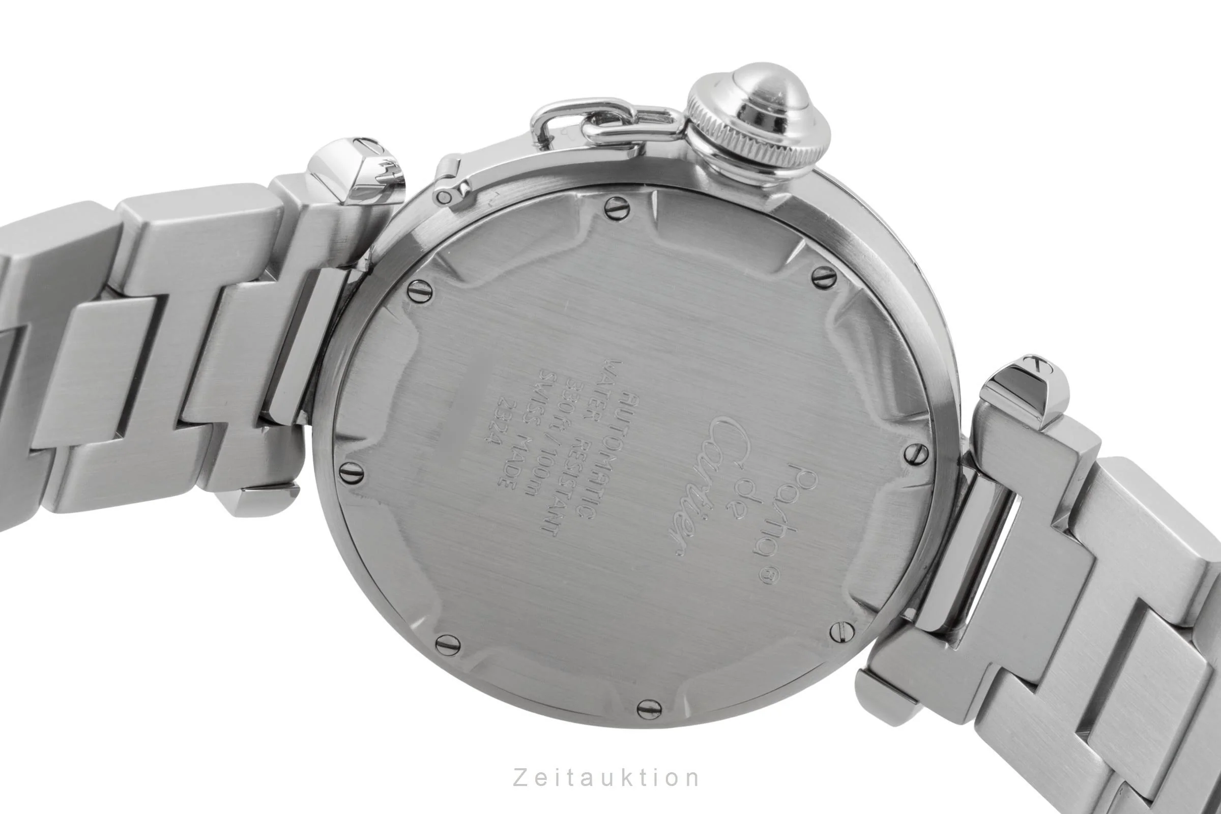 Cartier Pasha steel automatic men's watch W31023M7  [2505862] - Image 11