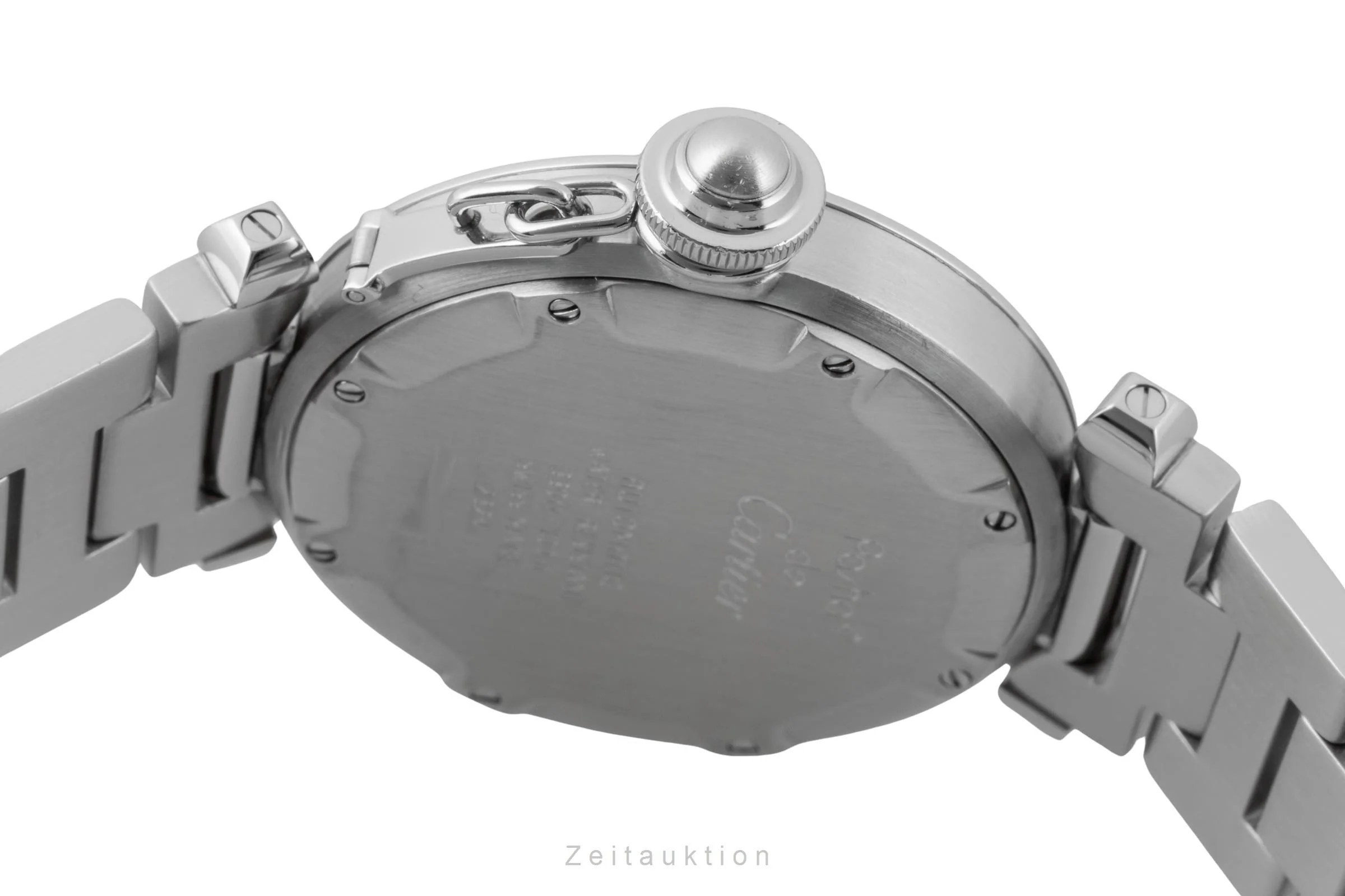 Cartier Pasha steel automatic men's watch W31023M7  [2505862] - Image 12