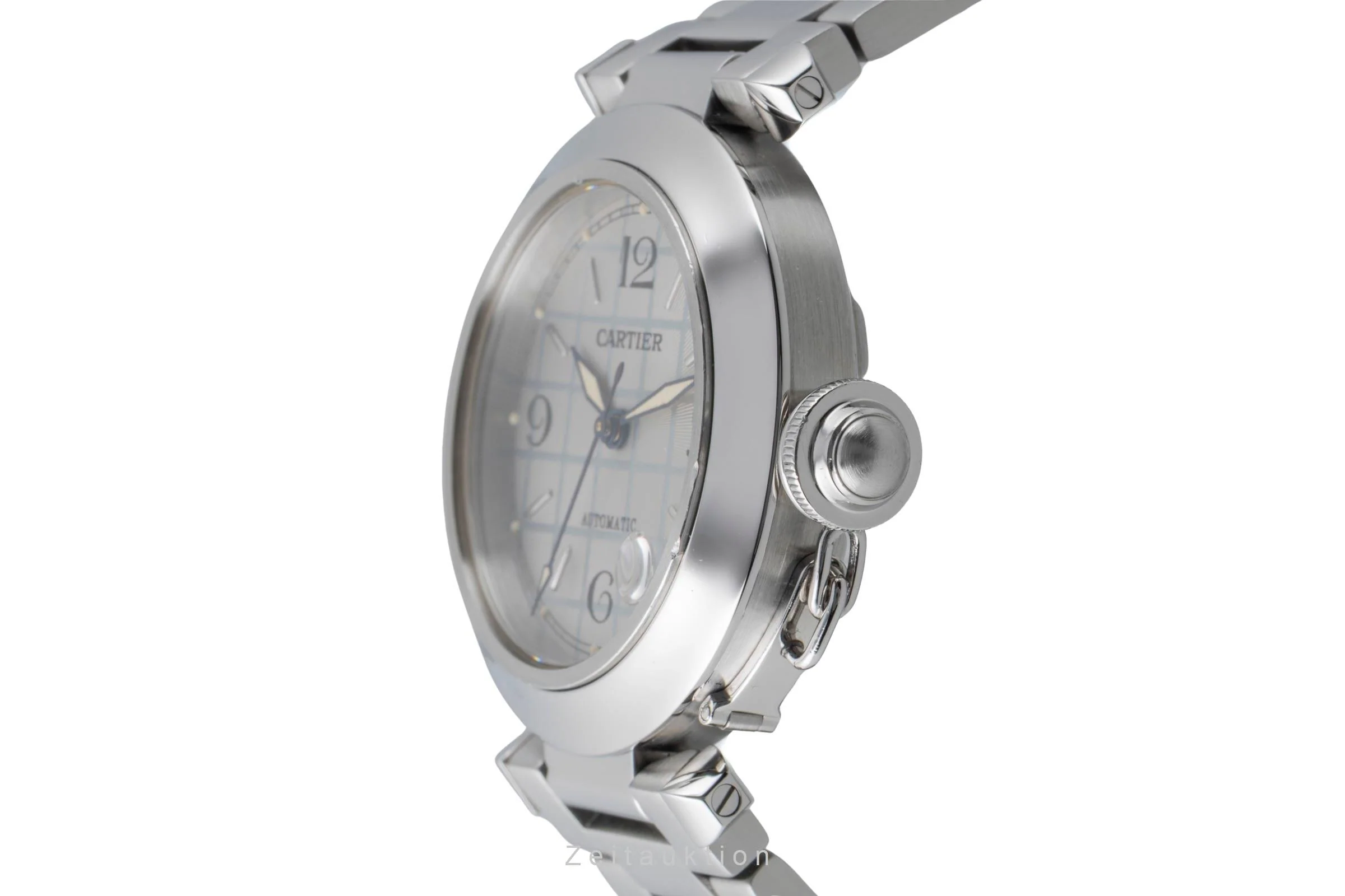 Cartier Pasha steel automatic men's watch W31023M7  [2505862] - Image 7
