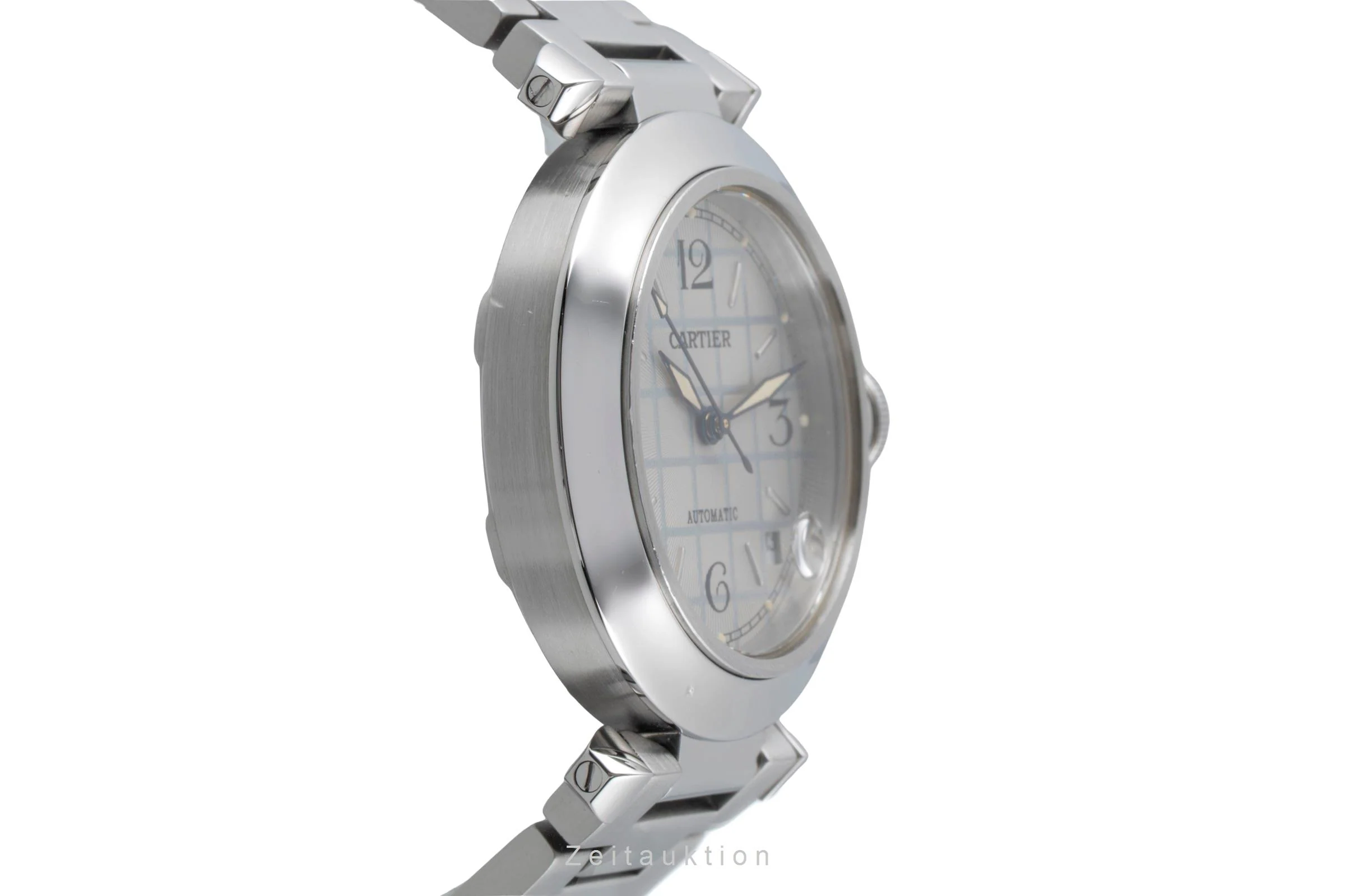 Cartier Pasha steel automatic men's watch W31023M7  [2505862] - Image 8