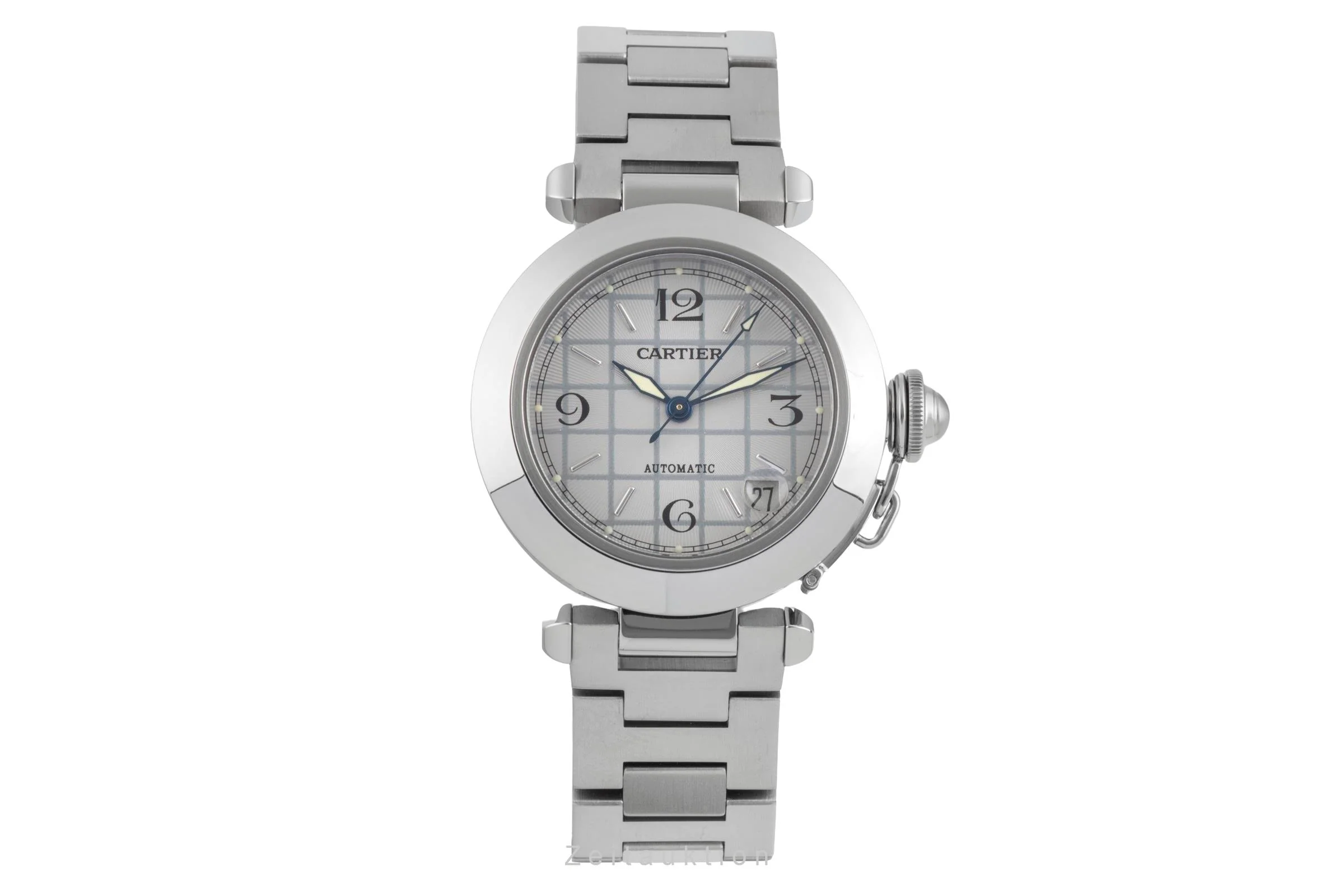 Cartier Pasha steel automatic men's watch W31023M7  [2505946] - Image 5