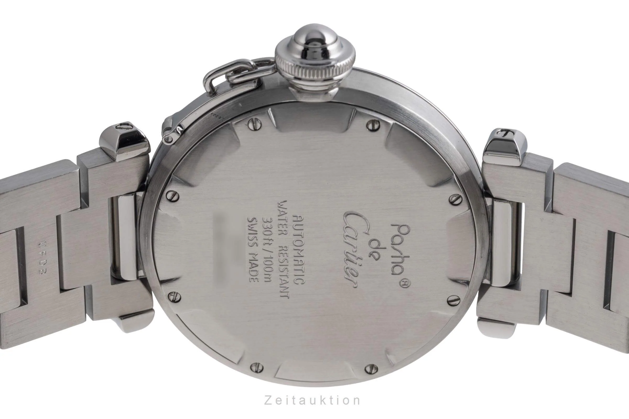 Cartier Pasha steel automatic men's watch W31024M7  [2501947] - Image 10