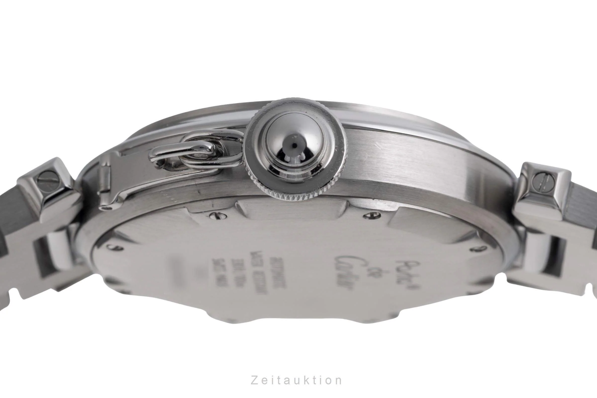 Cartier Pasha steel automatic men's watch W31024M7  [2501947] - Image 11