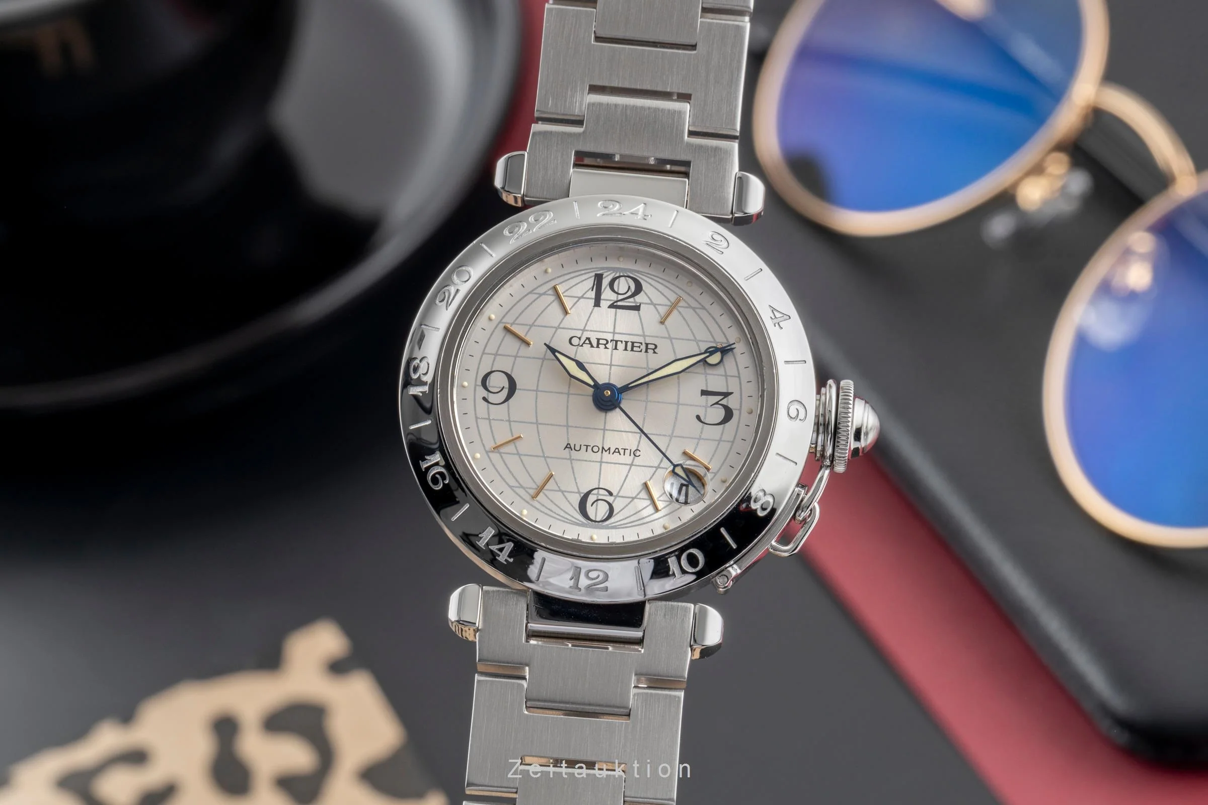Cartier Pasha steel automatic men's watch W31029M7, 2377  [2505052] - Image 2