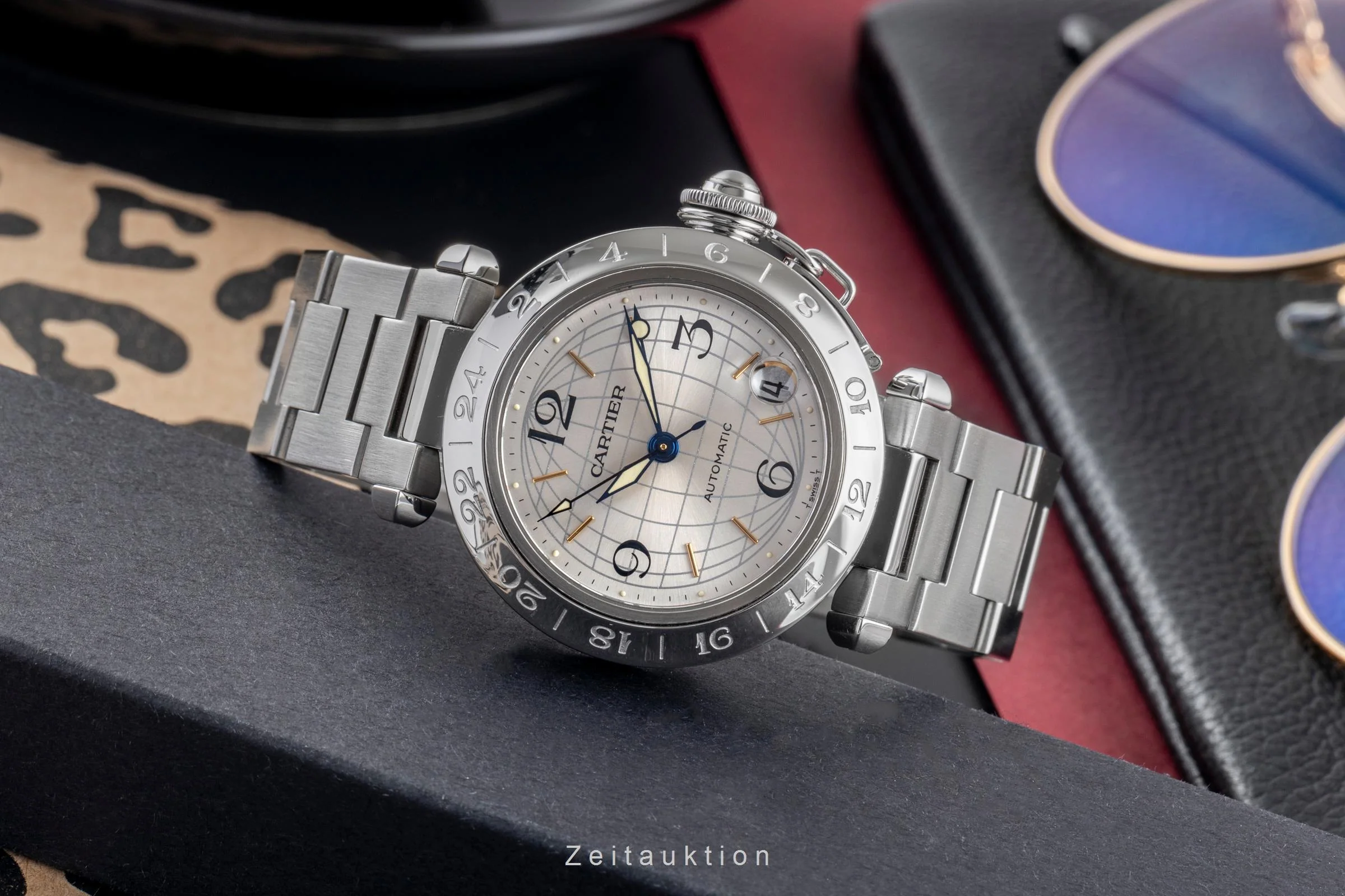 Cartier Pasha steel automatic men's watch W31029M7, 2377  [2505052] - Image 3